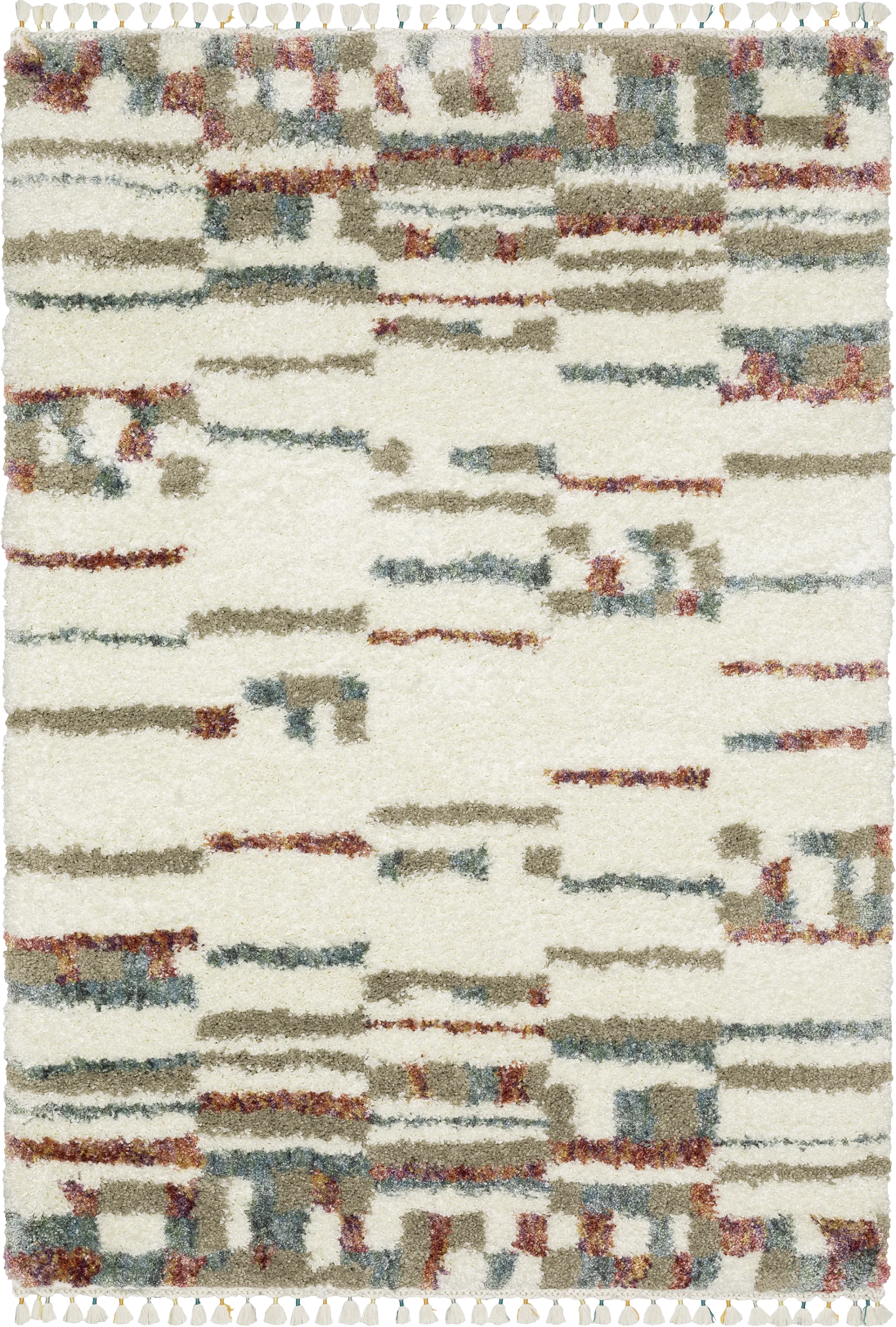 Kids Moroccan Maze Multi 5'3 x 7'6 Rug - Image 1
