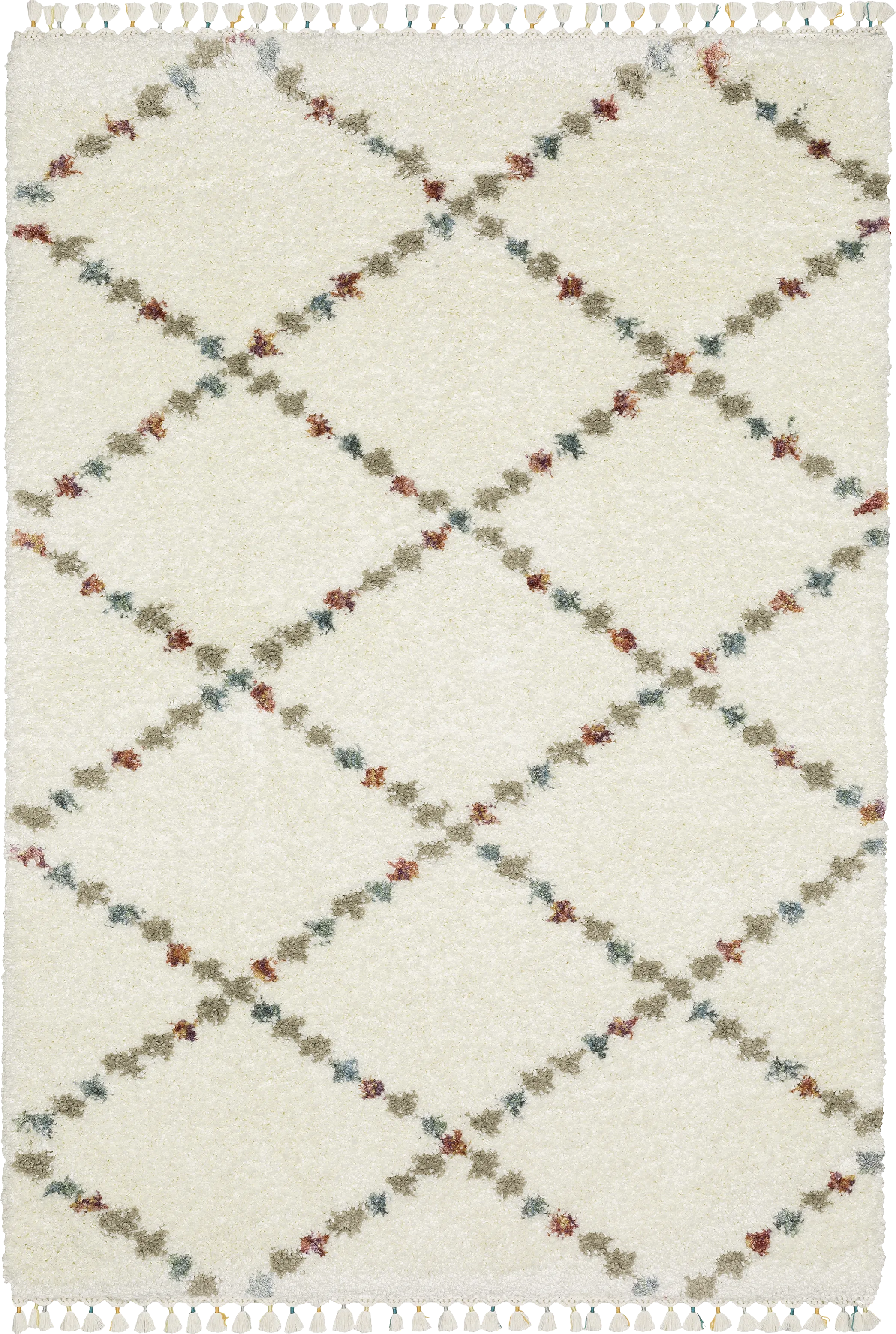Kids Trellis Tales Ivory 6'7 x 9'6 Rug - Thumbnail - Image 1