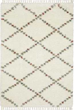 Kids Trellis Tales Ivory 6'7 x 9'6 Rug