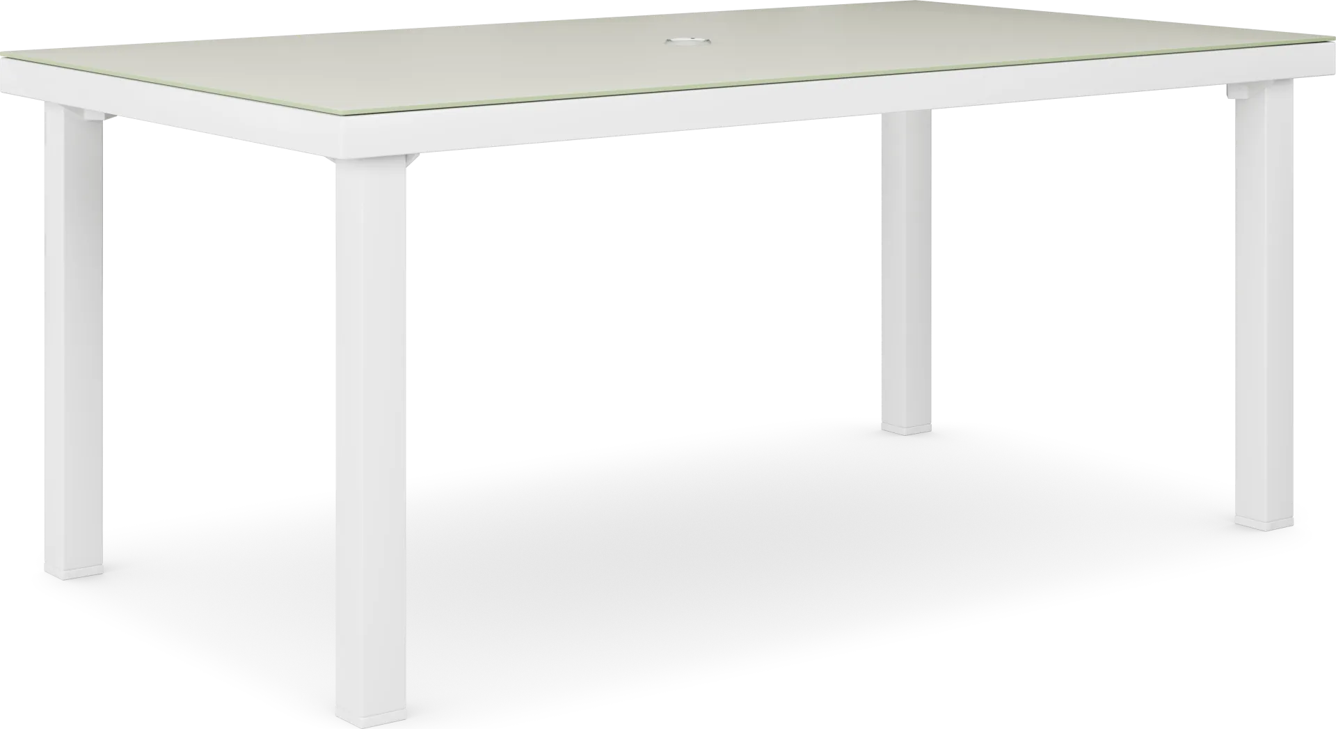 Solana White 70 in. Rectangle Outdoor Dining Table - Image 2