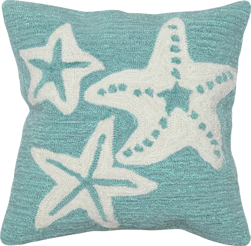 Moon Sands Aqua Indoor/Outdoor Accent Pillow