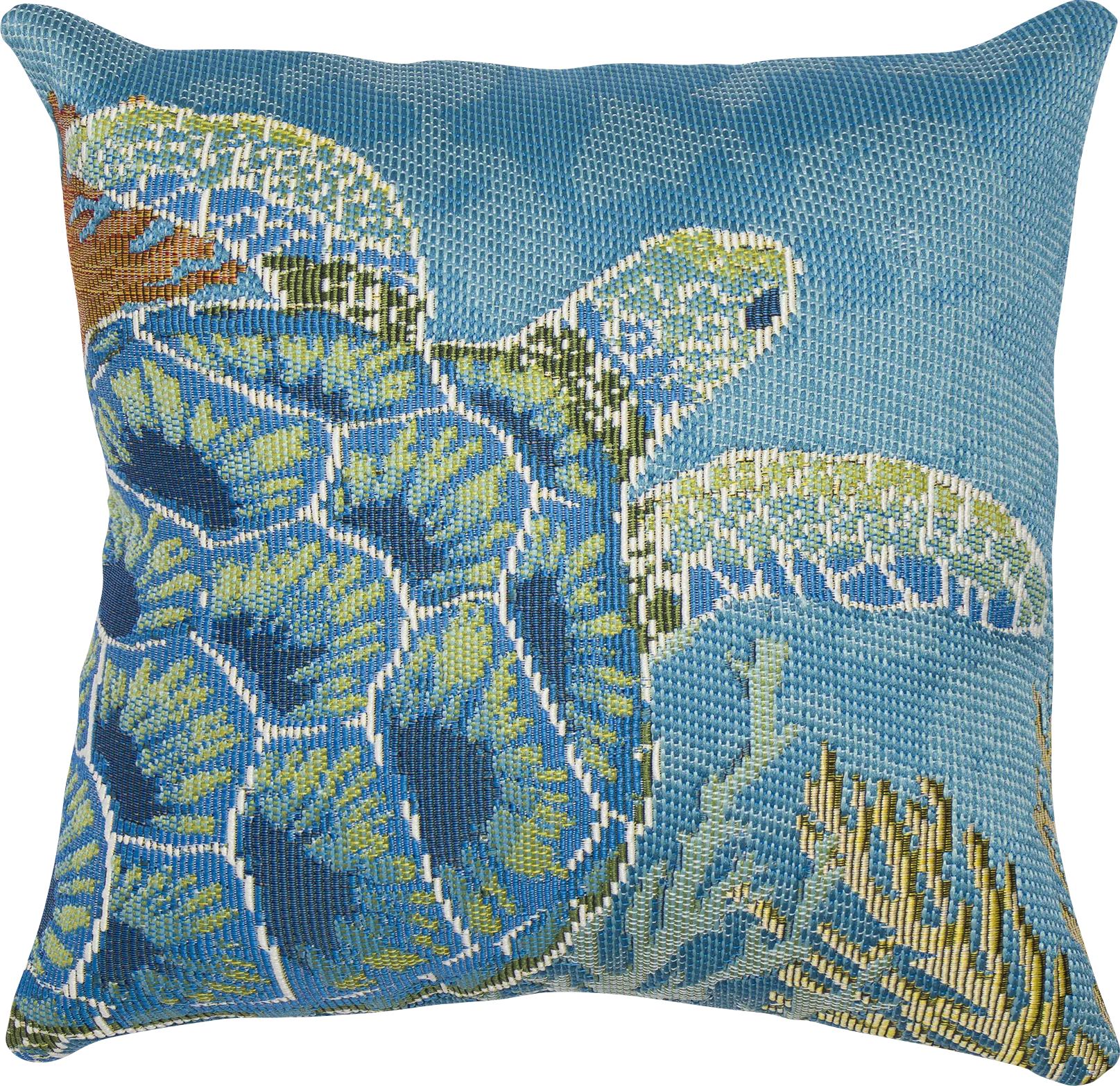 Harmony Bay Blue Indoor/Outdoor Accent Pillow - Thumbnail - Image 1
