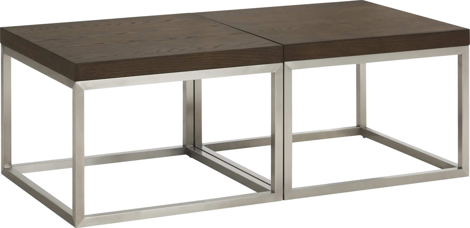 Dyer Caramel 2 Pc Bunching Table Set - Image 1