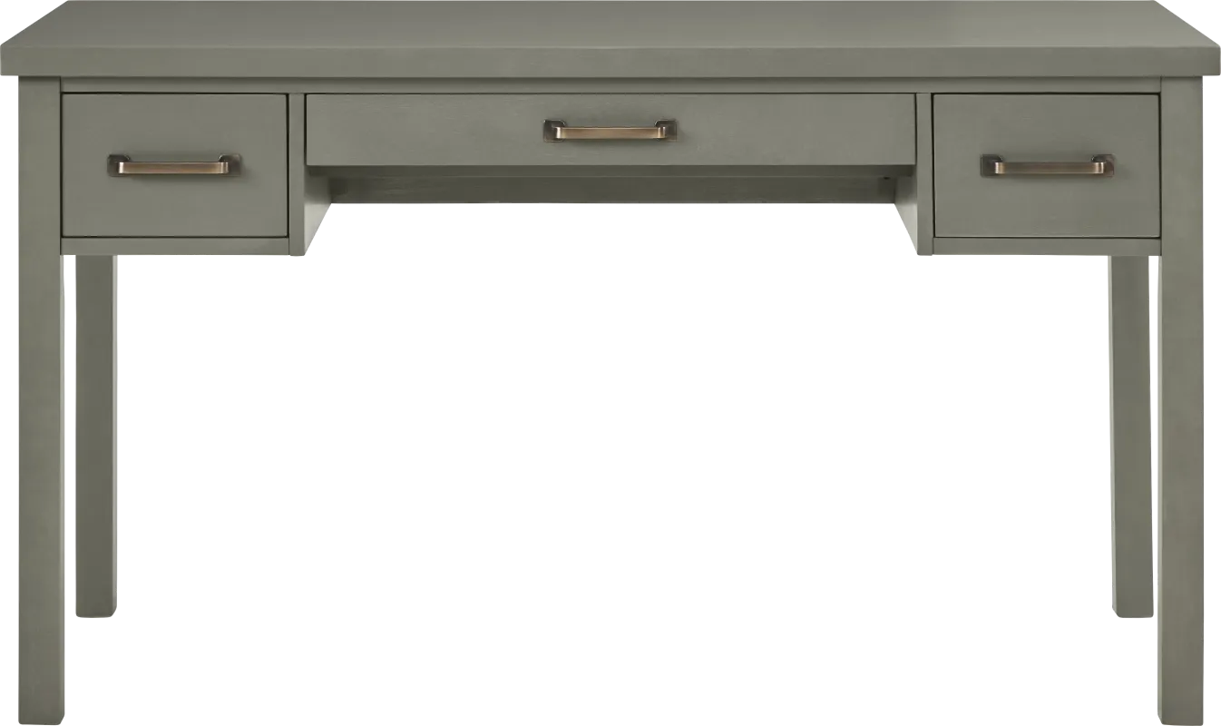 Planefield Gray Writing Desk