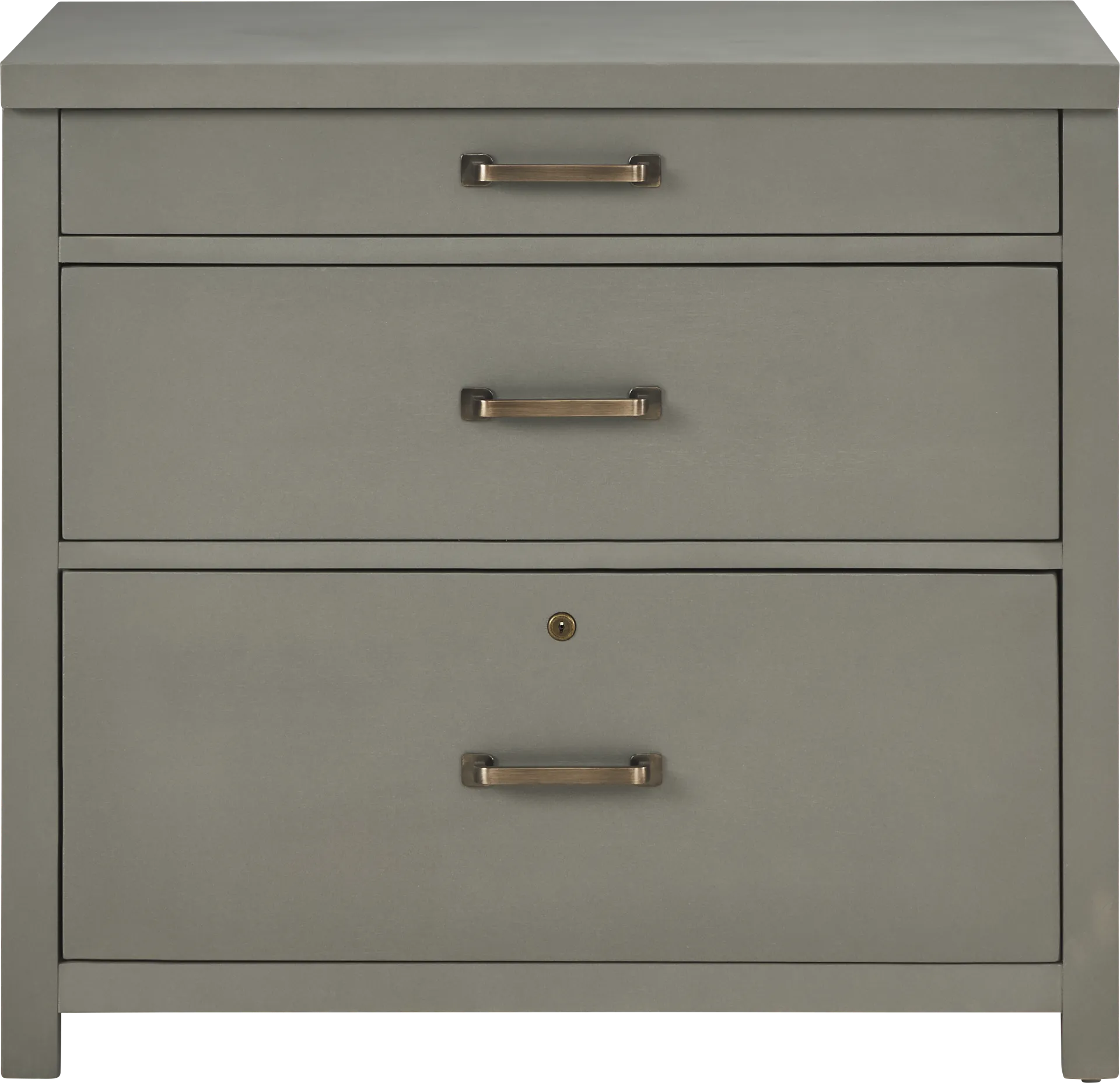Planefield Gray File Cabinet - Image 1