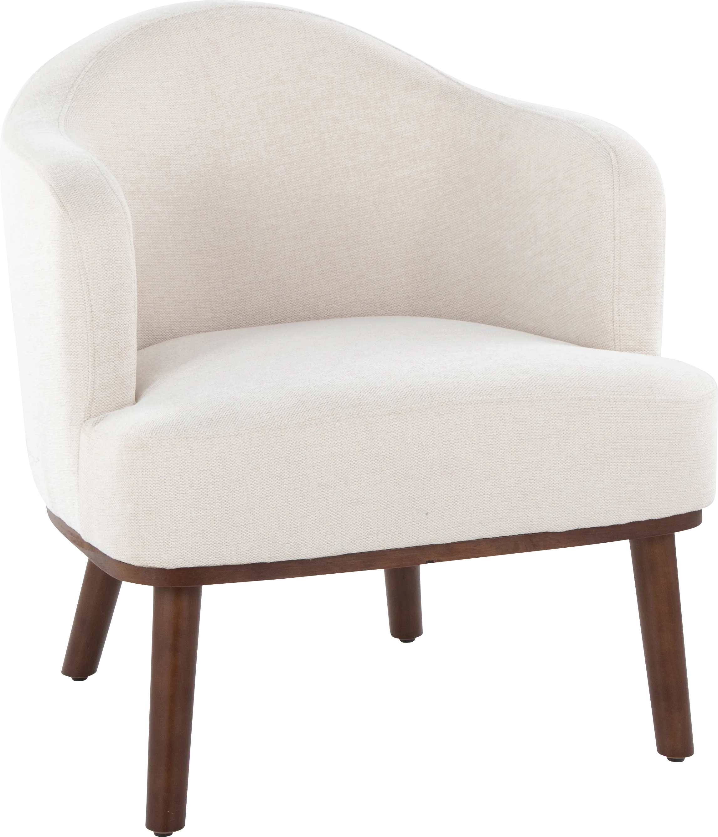 Tumpkins Cream Accent Chair - Thumbnail - Image 1