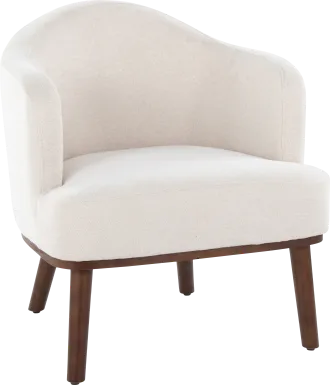 Tumpkins Cream Accent Chair