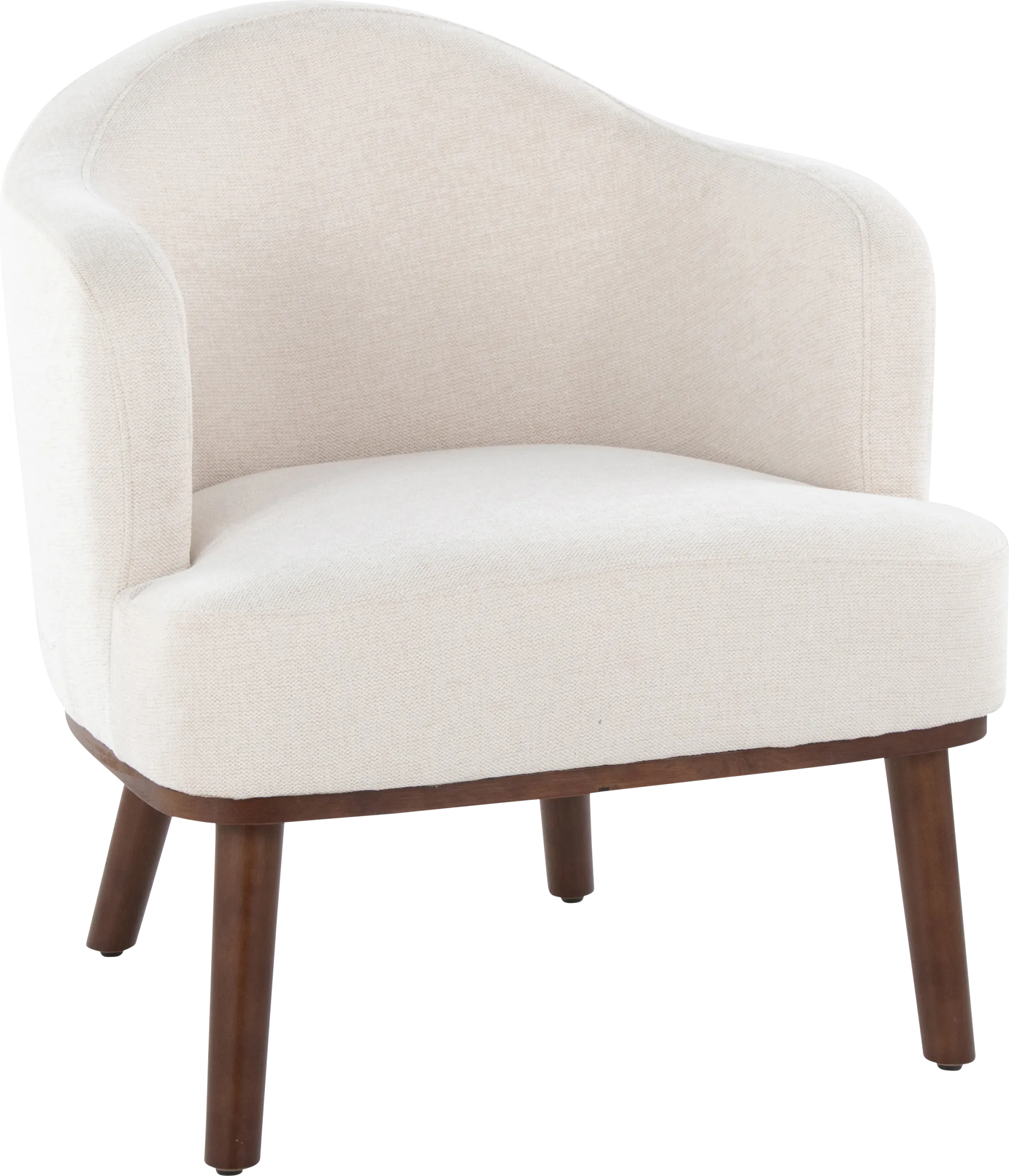 Tumpkins Cream Accent Chair - Image 1