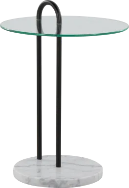 Talwell Black End Table