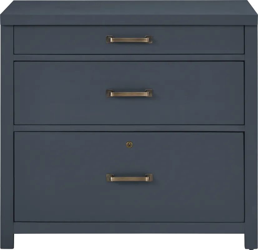 Planefield Blue File Cabinet