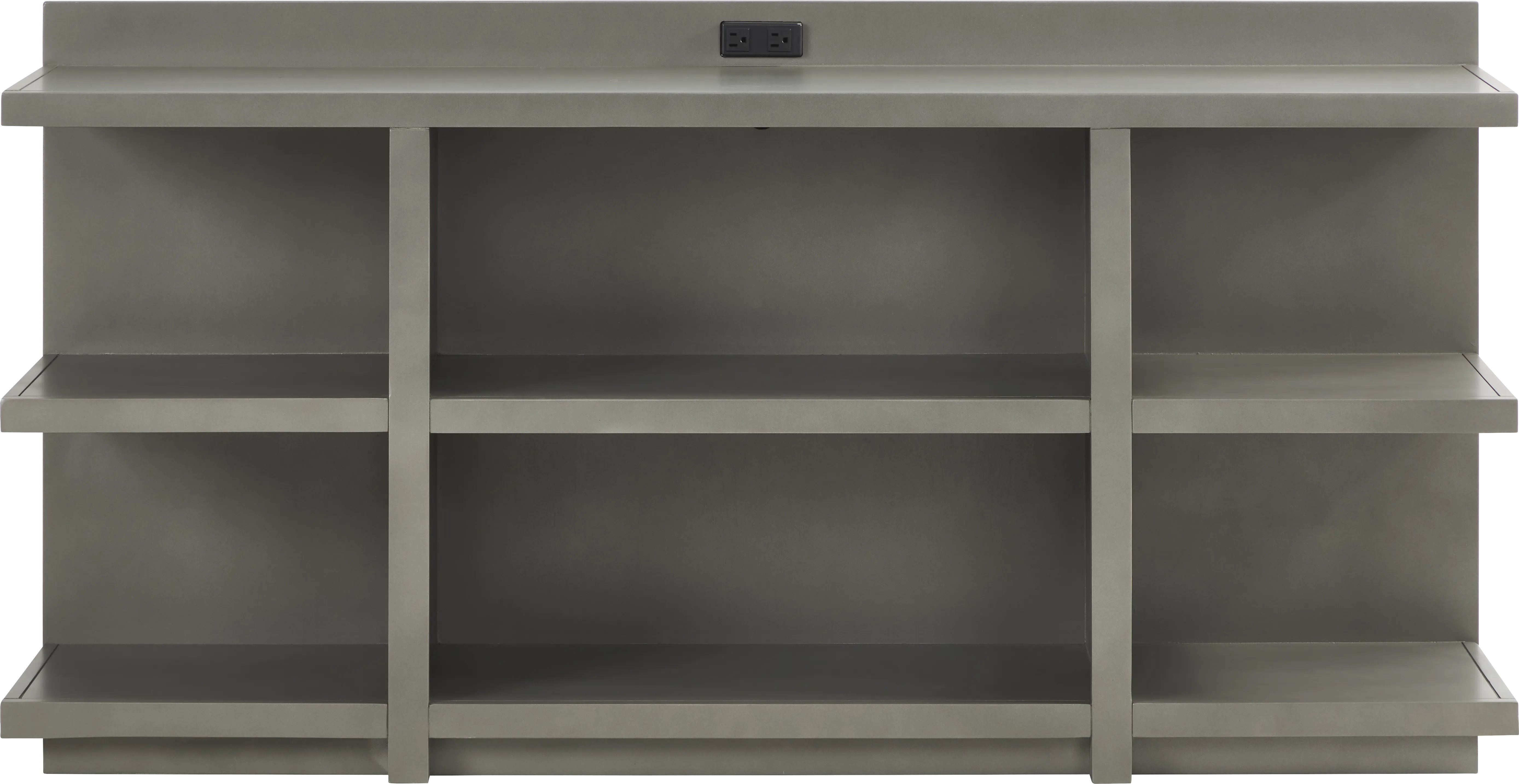 Planefield Gray Open Credenza - Thumbnail - Image 1