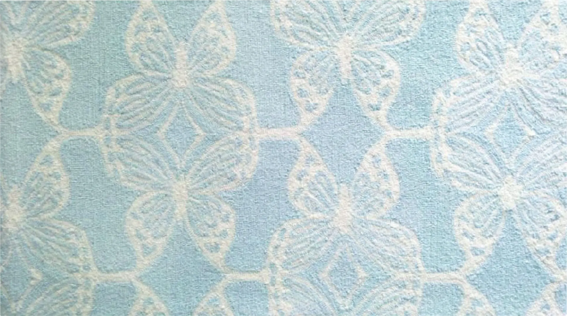 Kids Flickering Butterfly Aqua 2'8 x 4'8 Rug
