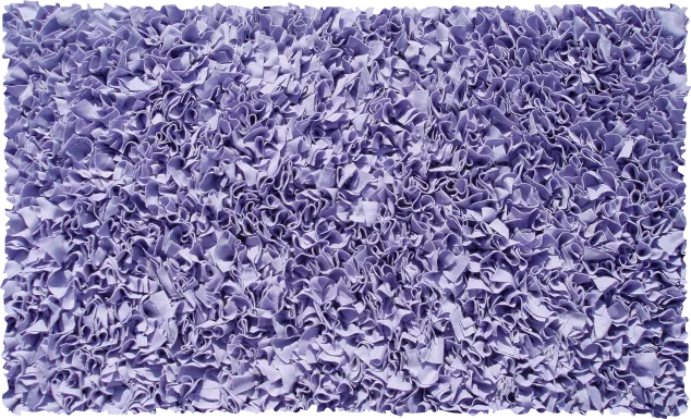 Kids Fuzzy Clouds Purple 2'8 x 4'8 Rug