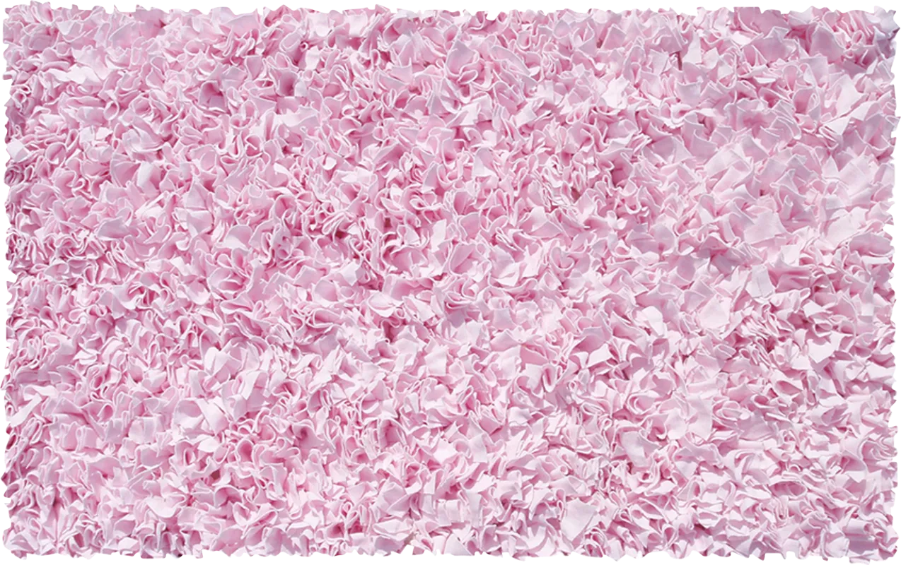 Kids Fuzzy Clouds Pink 2' x 3' Rug