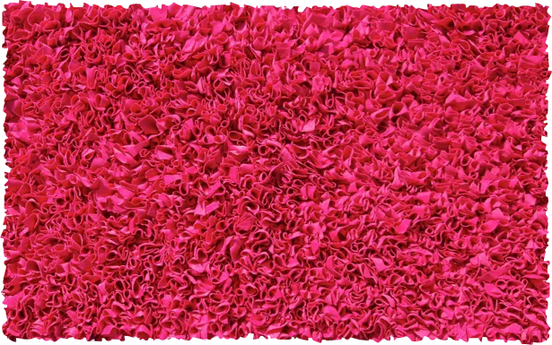 Kids Fuzzy Clouds Raspberry 2' x 3' Rug