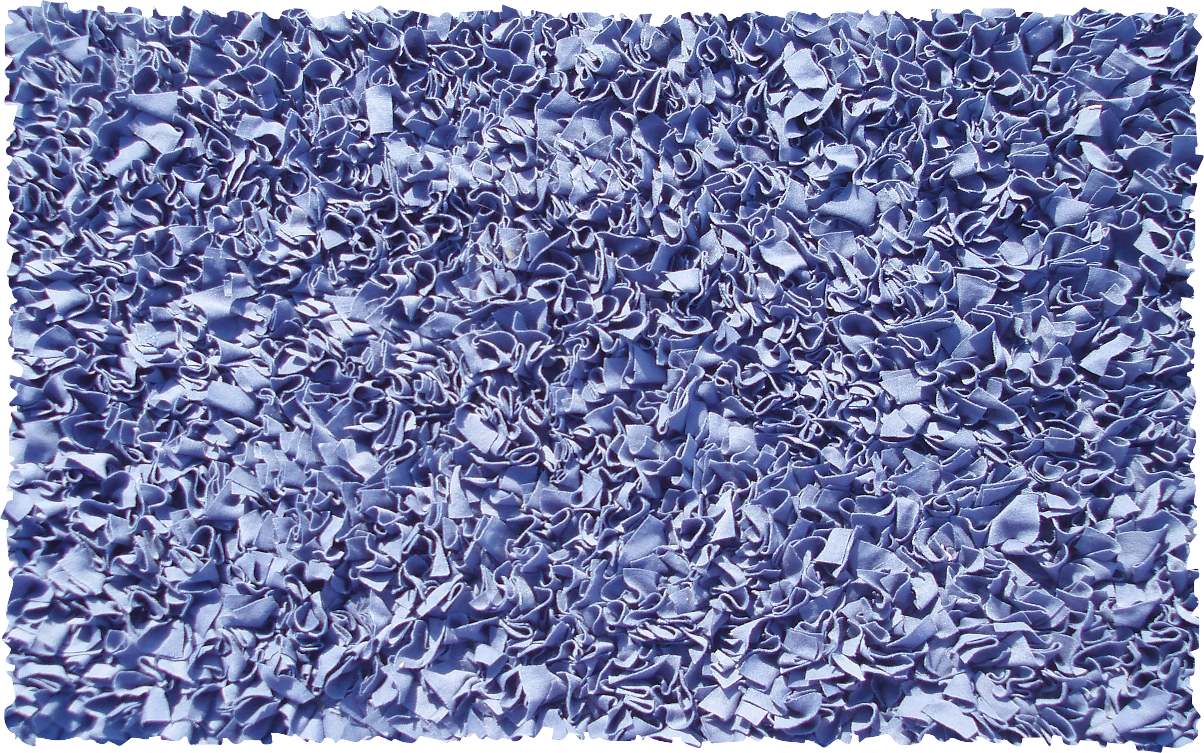 Kids Fuzzy Clouds Dark Blue 2' x 3' Rug - Thumbnail - Image 1