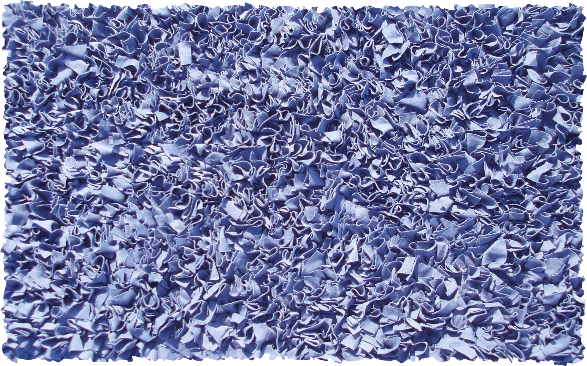 Kids Fuzzy Clouds Dark Blue 2' x 3' Rug - Image 1