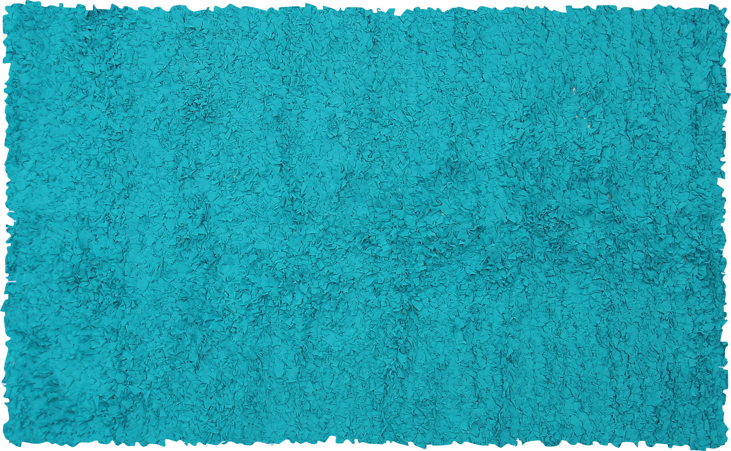 Kids Fuzzy Clouds Teal 2' x 3' Rug - Thumbnail - Image 1