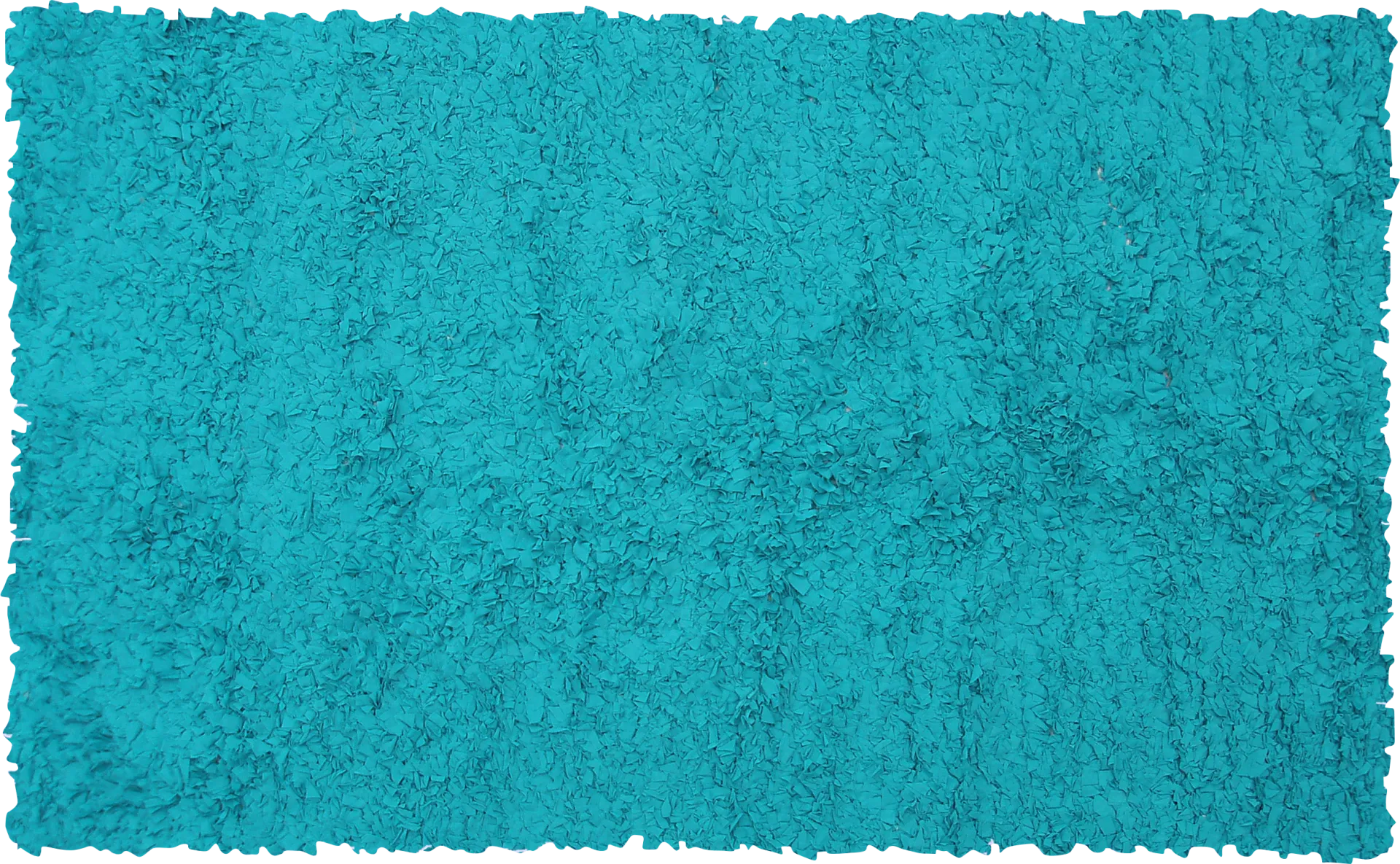 Kids Fuzzy Clouds Teal 2' x 3' Rug - Image 1