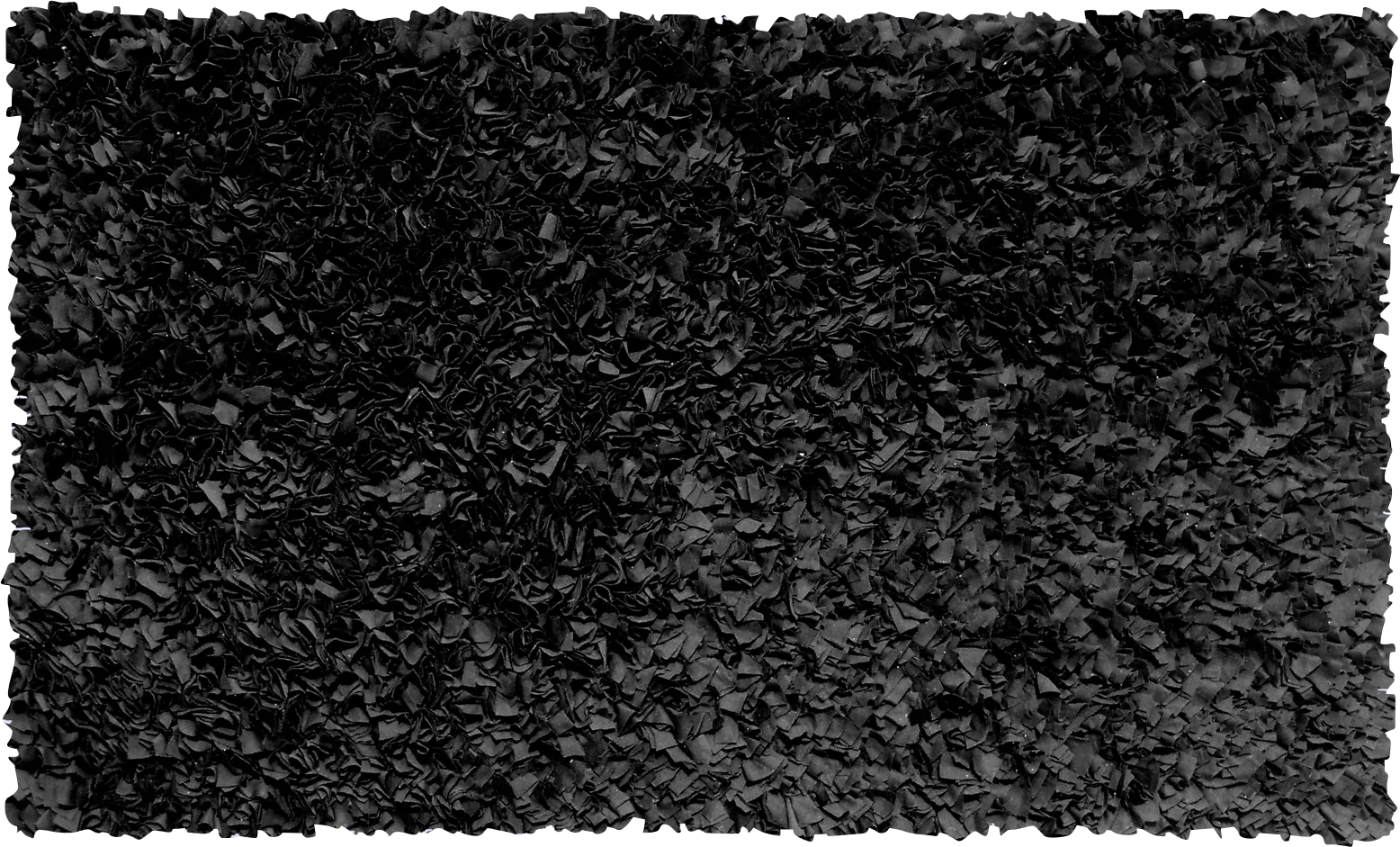 Kids Fuzzy Clouds Black 2' x 3' Rug - Thumbnail - Image 1