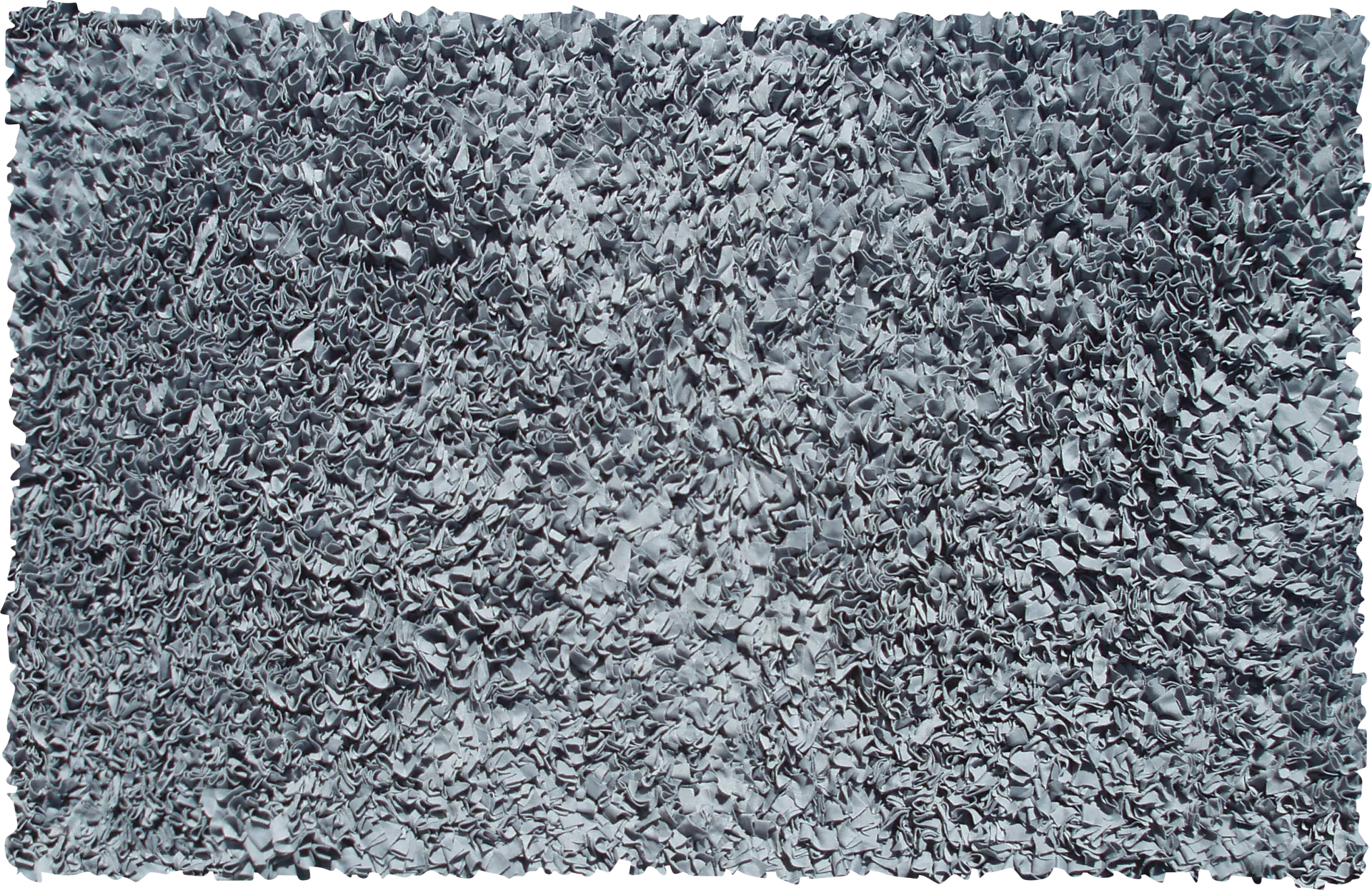 Kids Fuzzy Clouds Gray 2' x 3' Rug - Image 1