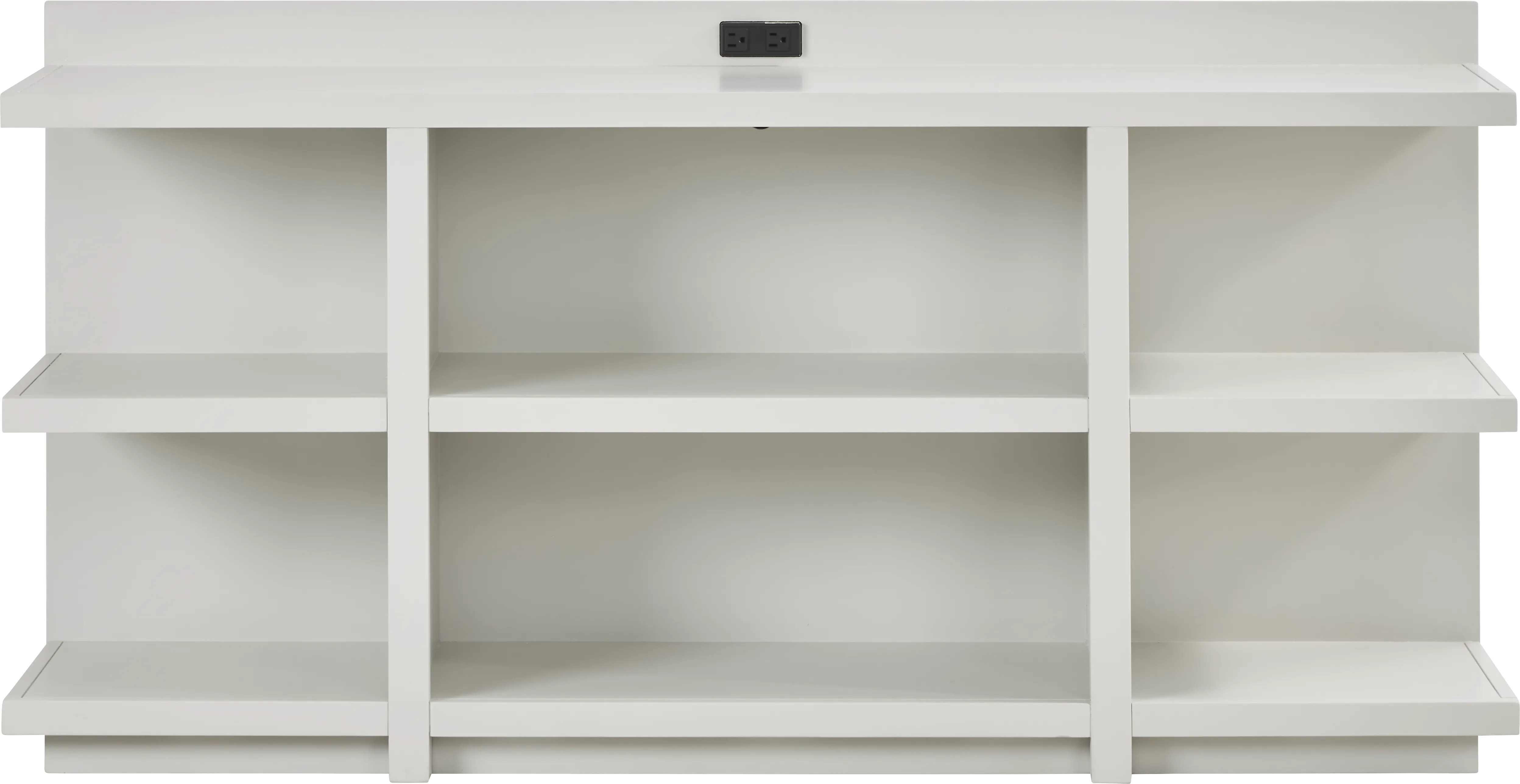 Planefield White Open Credenza - Thumbnail - Image 1