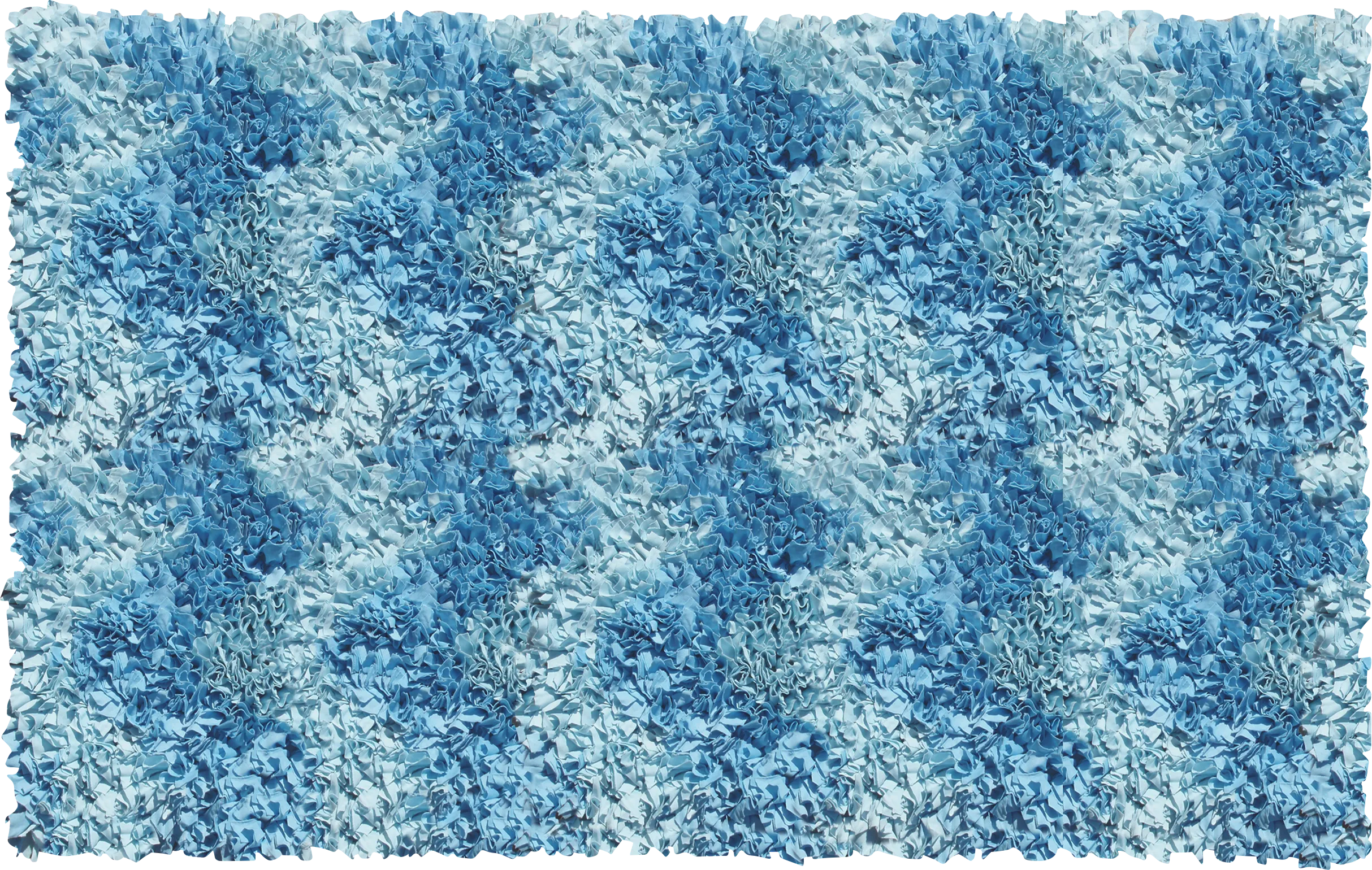 Kids Chevy Fluff Blue 2'7 x 4'7 Rug - Thumbnail - Image 1