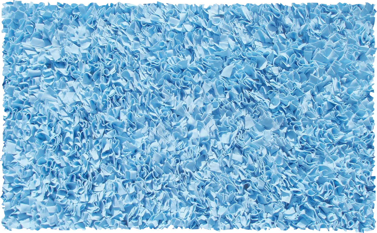 Fuzzy Clouds Blue Rugs | Rooms to Go