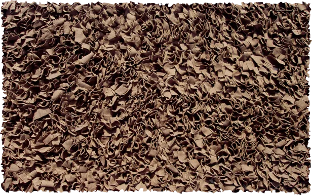 Kids Fuzzy Clouds Brown 4'7 x 7'7 Rug