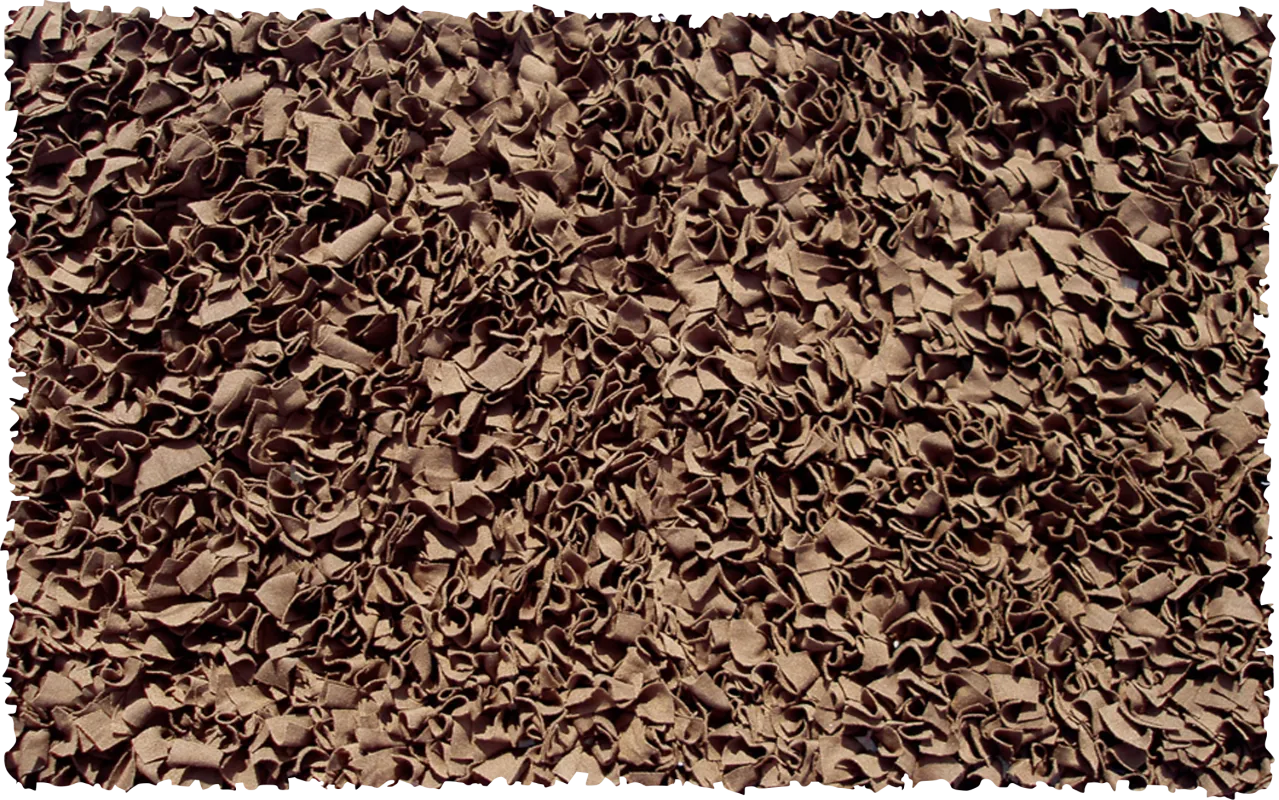 Kids Fuzzy Clouds Brown 4'7 x 7'7 Rug