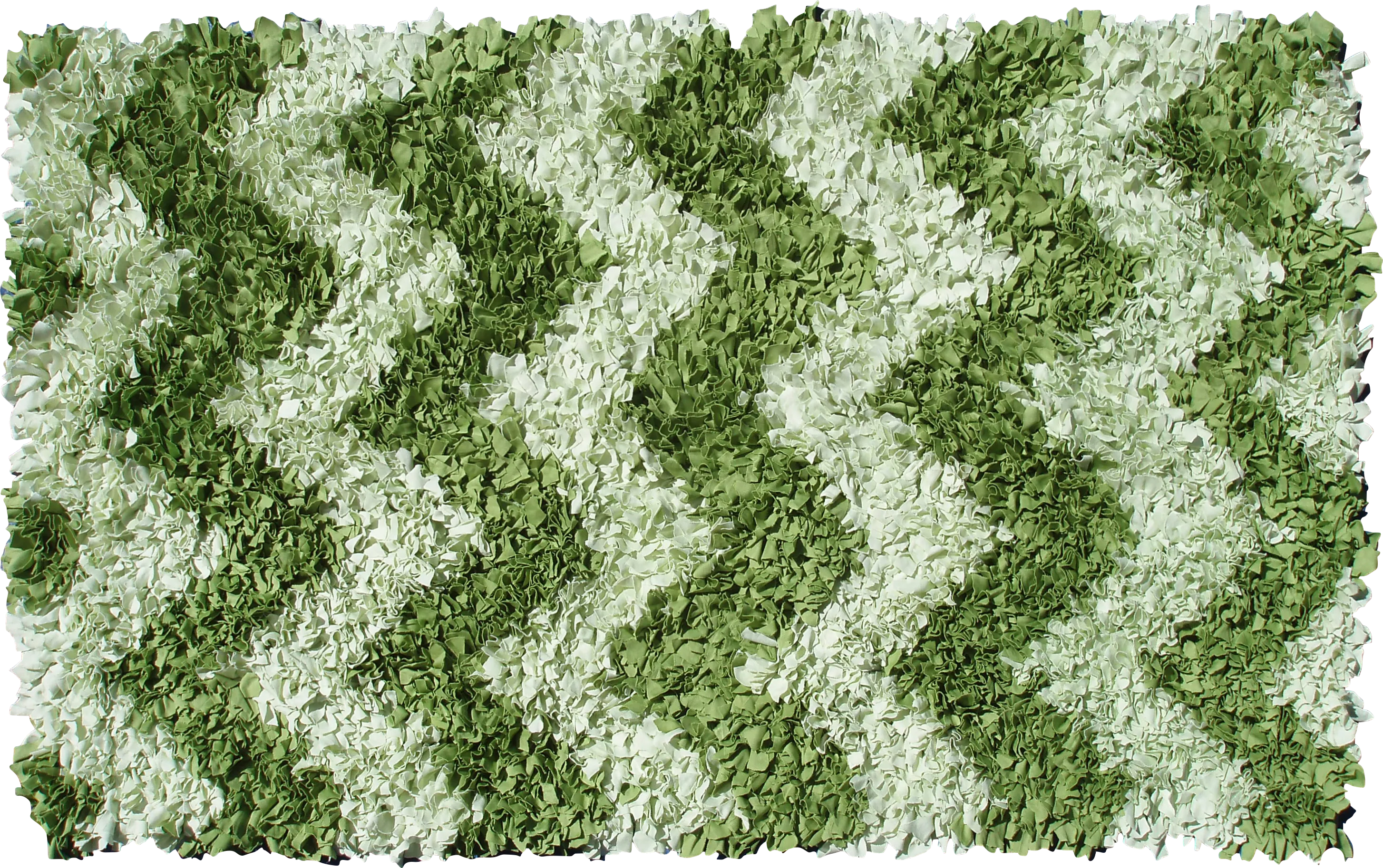 Kids Chevy Fluff Green 4'7 x 7'7 Rug - Thumbnail - Image 1
