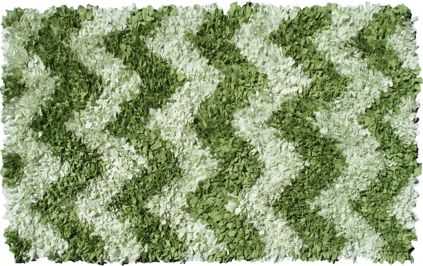 Kids Chevy Fluff Green 2'7 x 4'7 Rug
