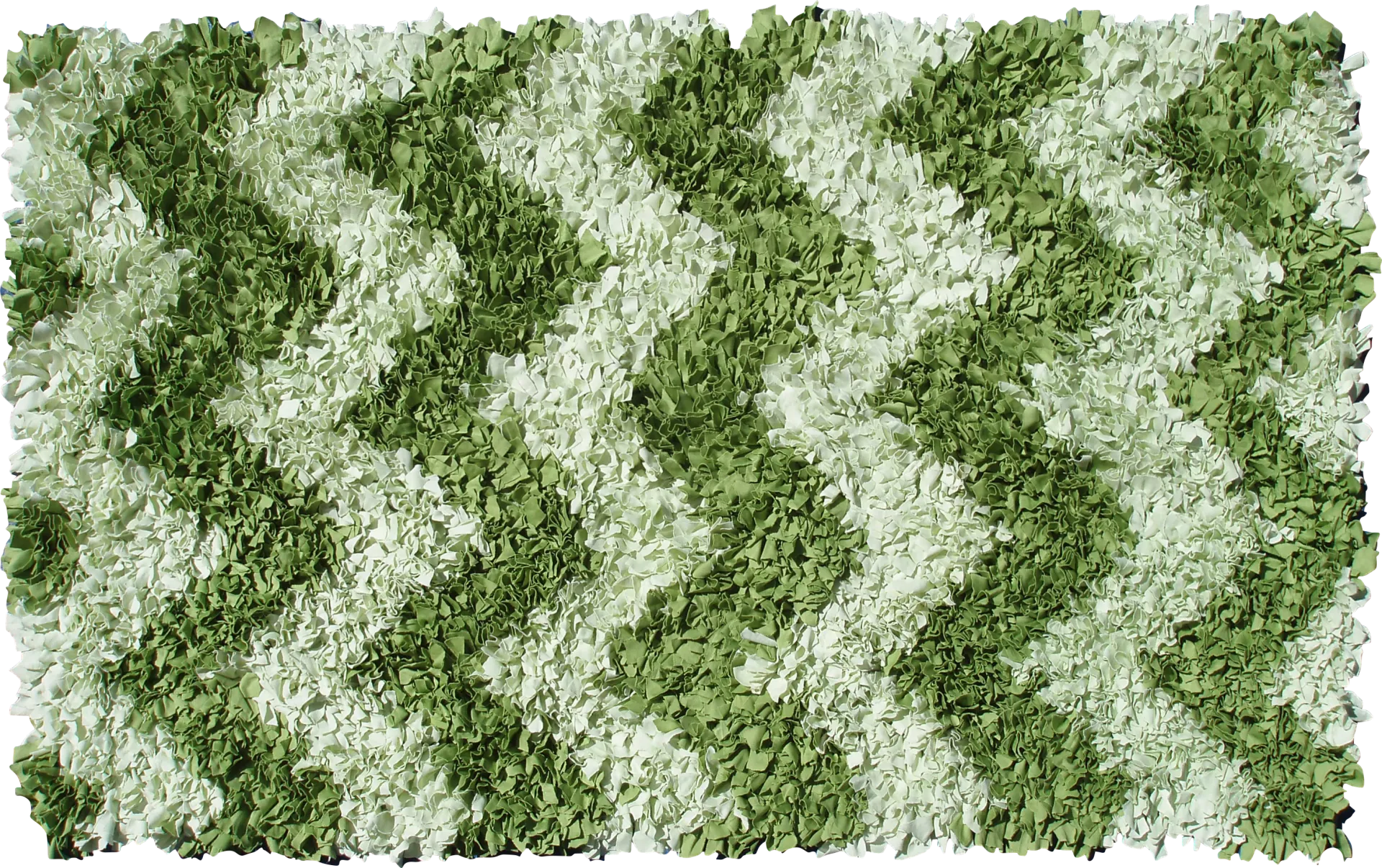 Kids Chevy Fluff Green 4'7 x 7'7 Rug - Image 1