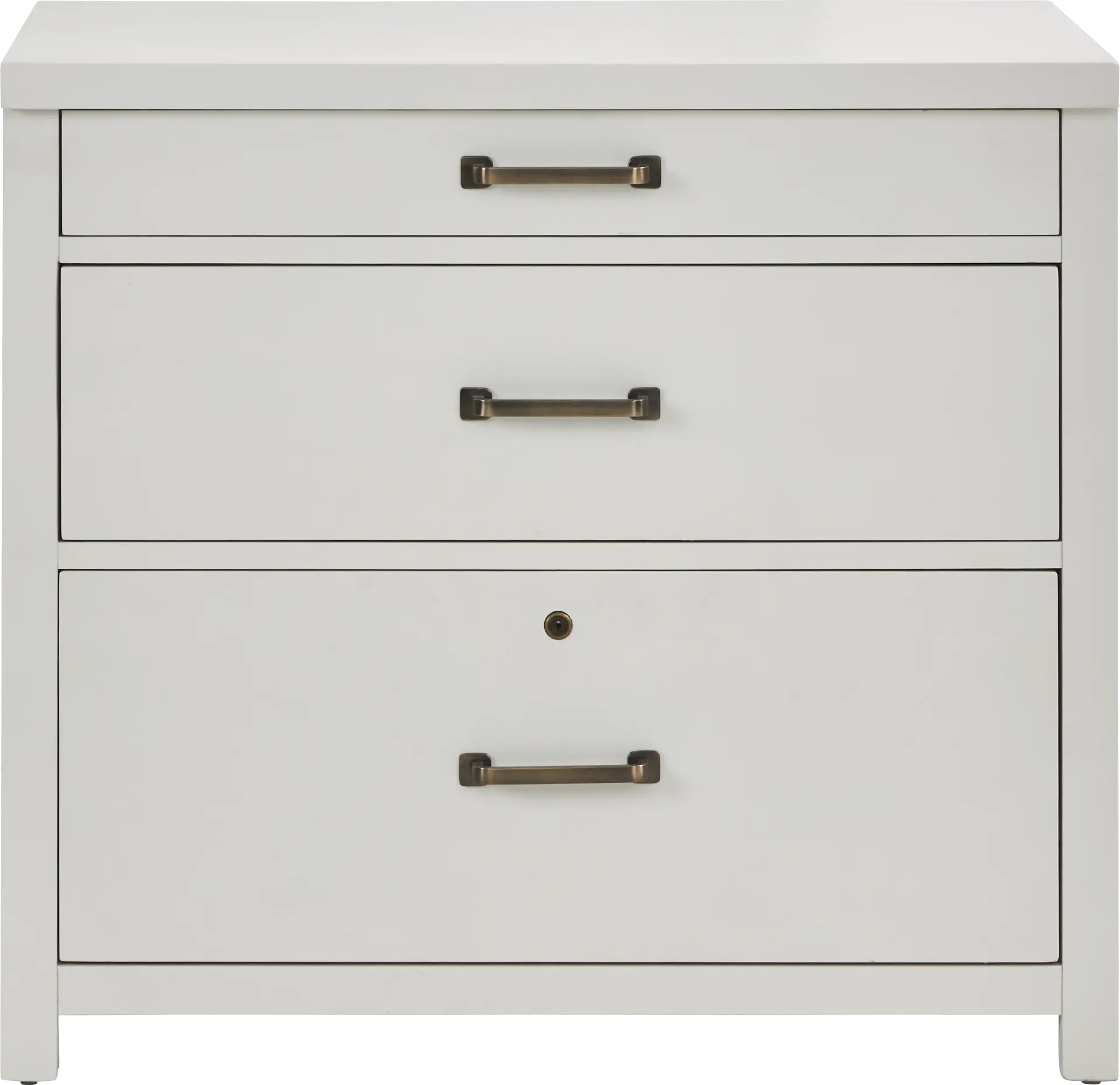 Planefield White File Cabinet