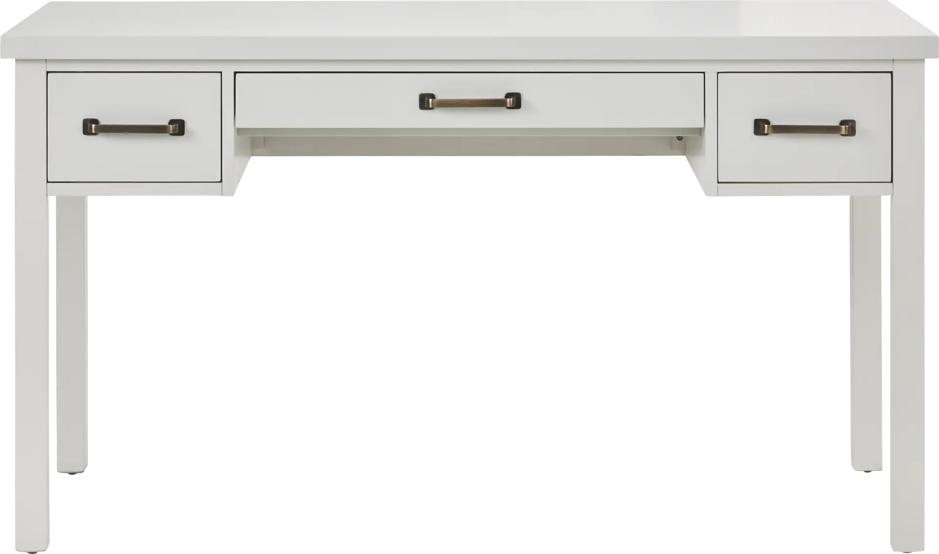 Planefield White Writing Desk