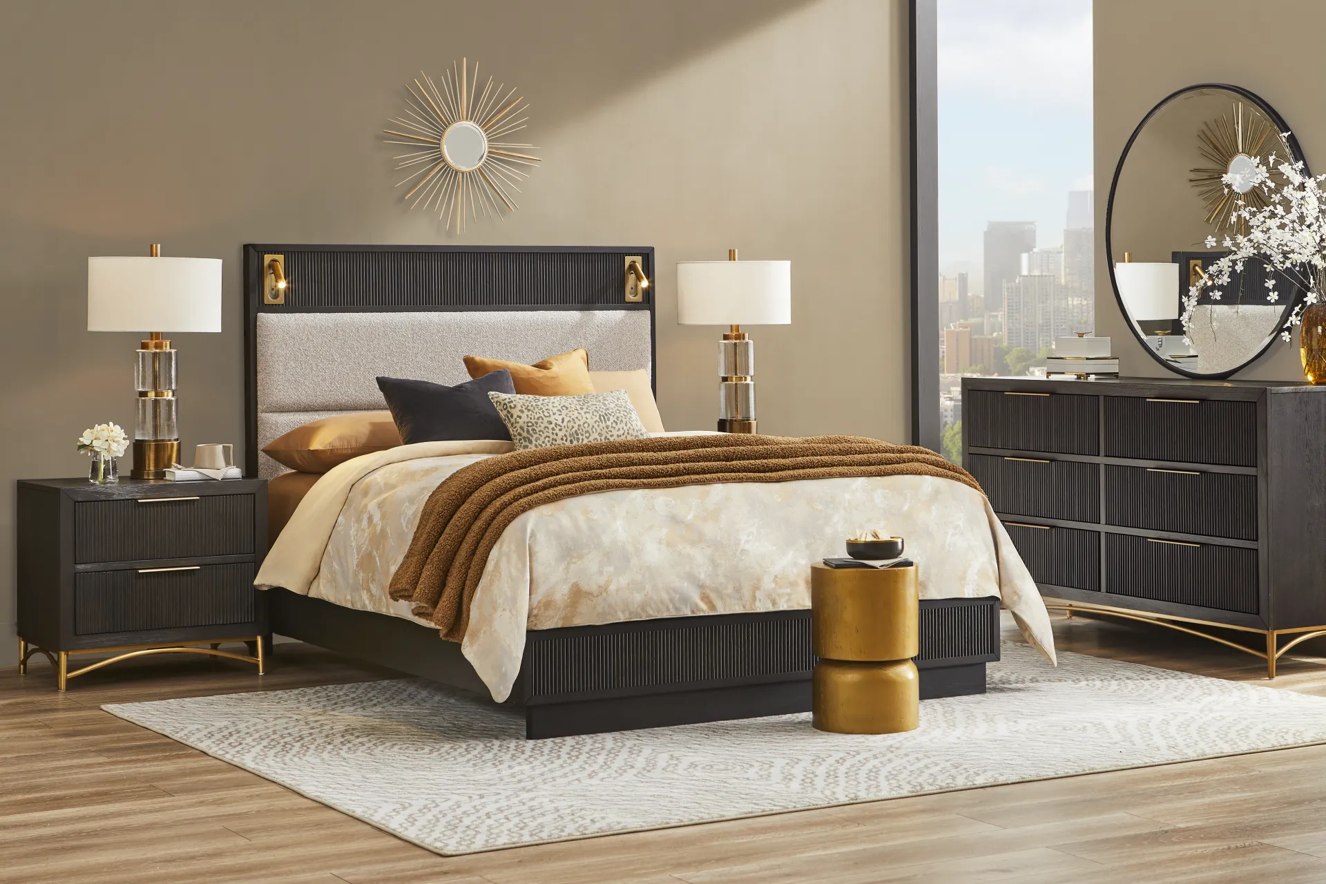 Addison Street Black 3 Pc Queen Bed - Image 1