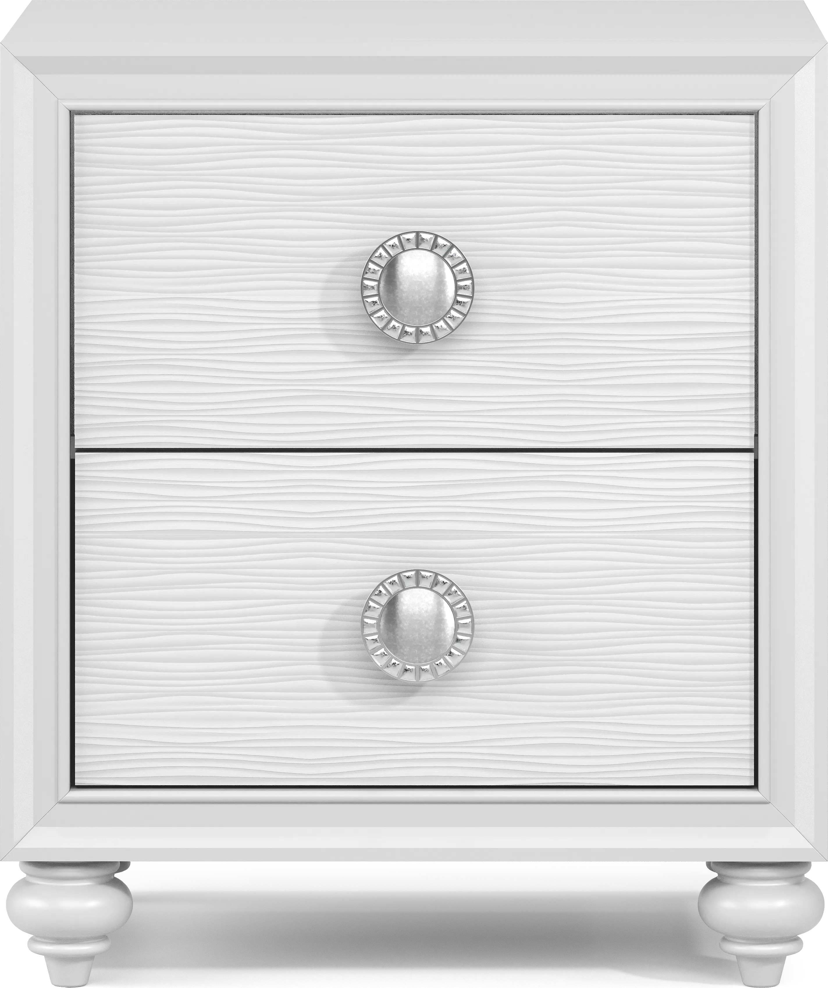 Kids Evangeline White Nightstand - Thumbnail - Image 1