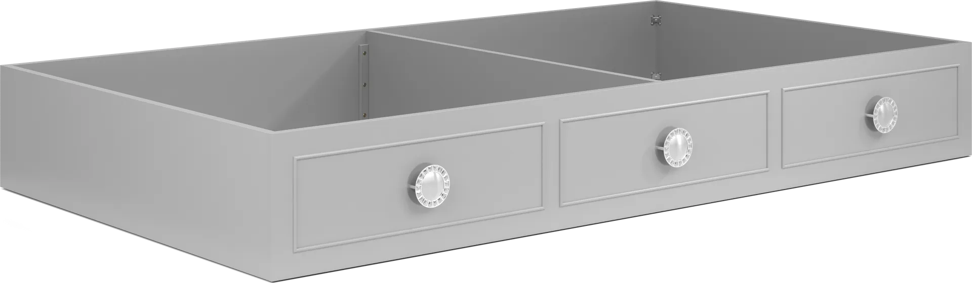 Kids Evangeline Silver Twin Storage Trundle - Image 1
