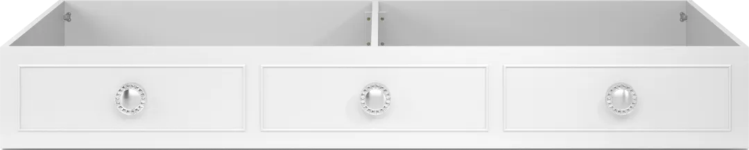 Kids Evangeline White Twin Storage Trundle