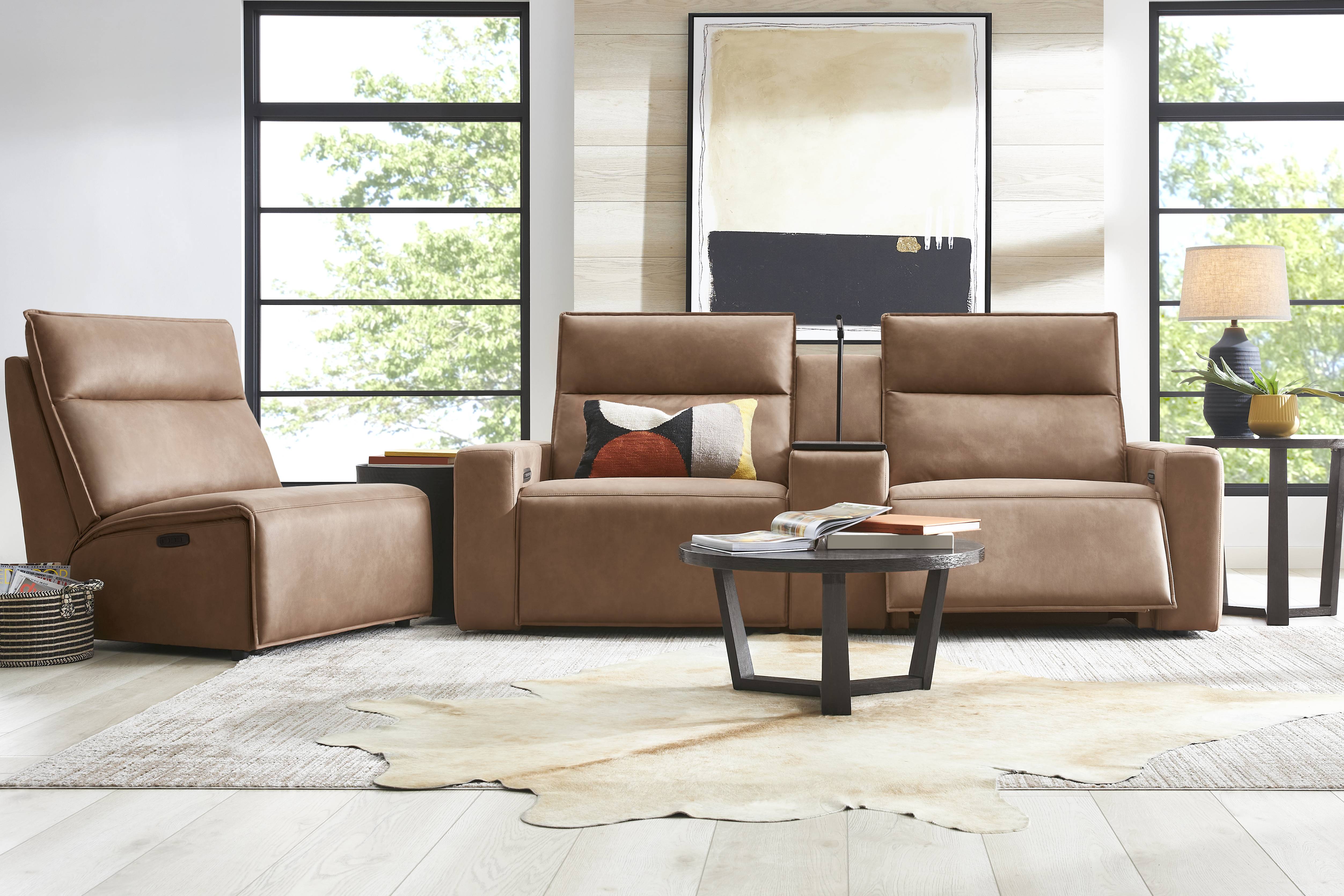 Saddle 3 Pc Dual Power Reclining ModularTwo - Thumbnail - Image 2