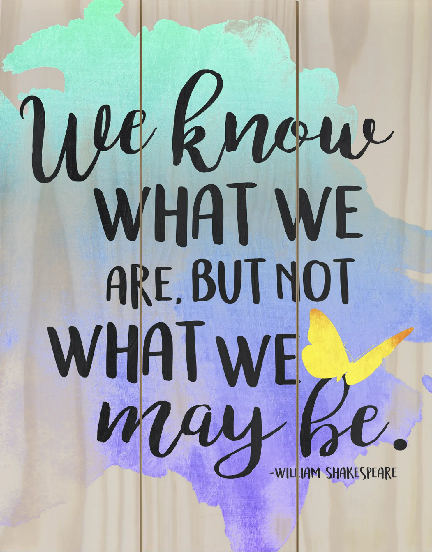 Kids What We Are Blue Wall Art - Thumbnail - Image 1