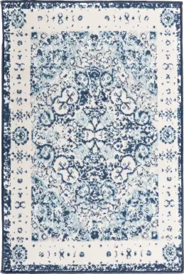Verlee Blue 2' x 3' Rug