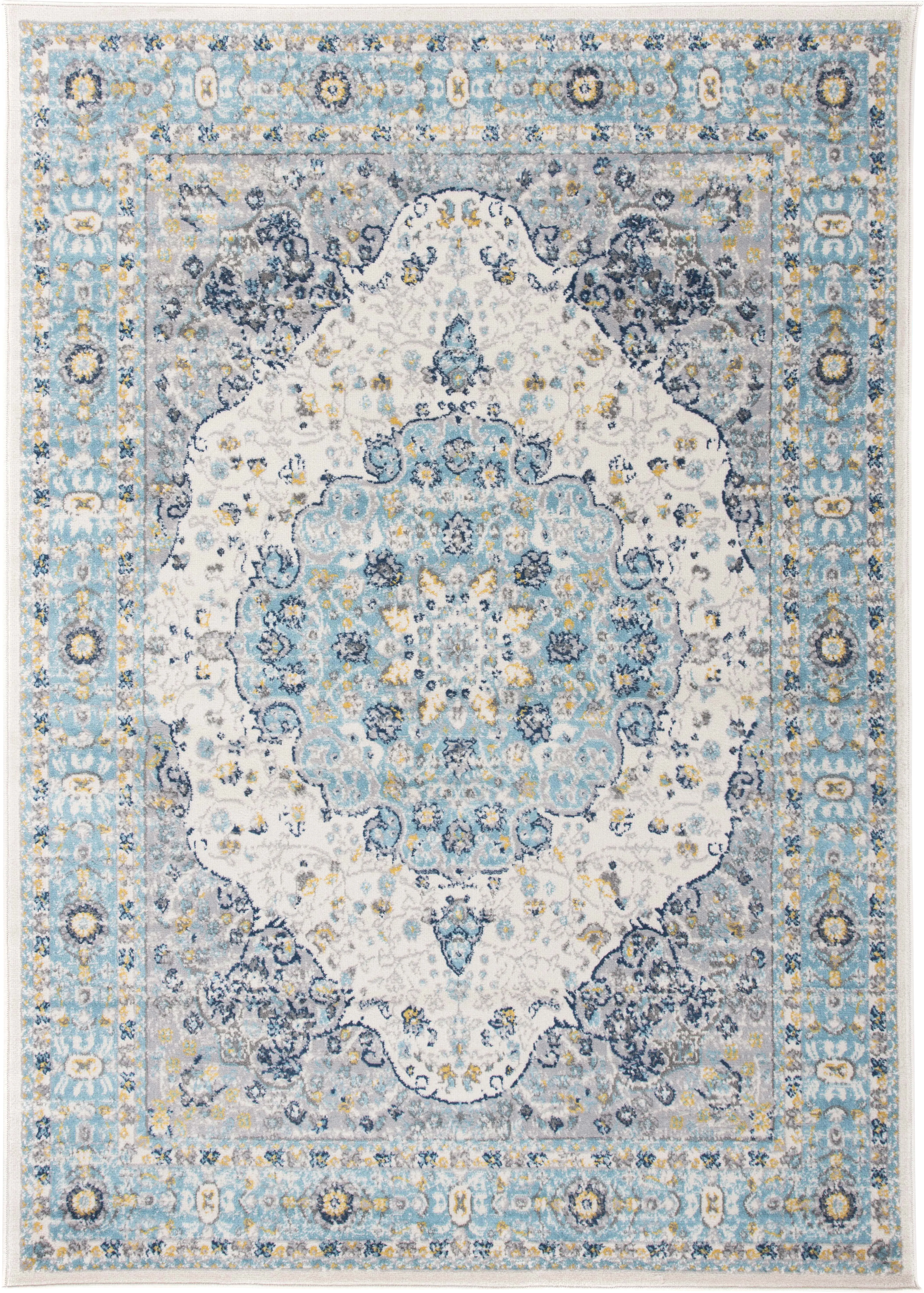Verlee Cream 5' x 7' Rug - Thumbnail - Image 1