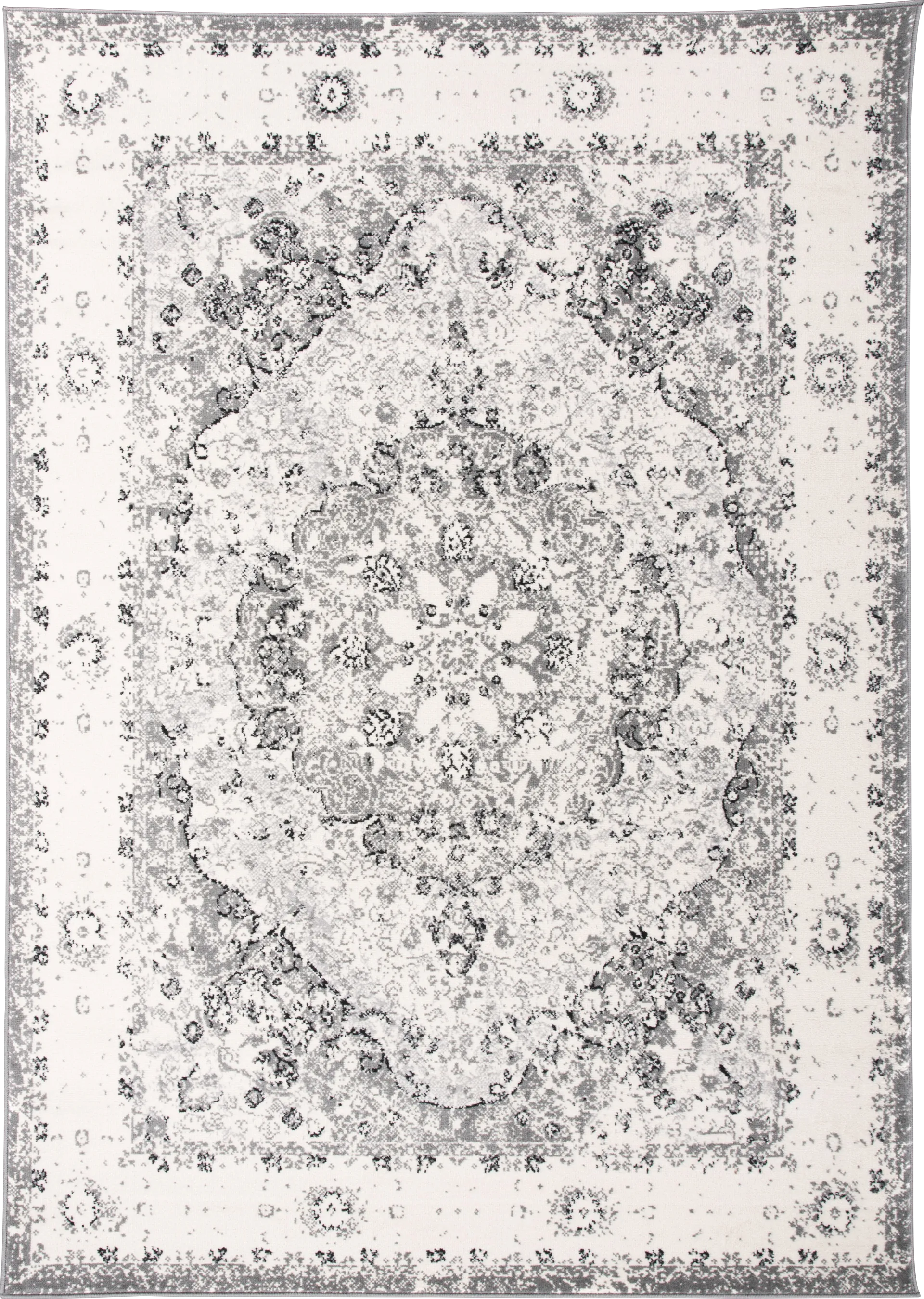 Verlee Gray 3' x 5' Rug - Image 1