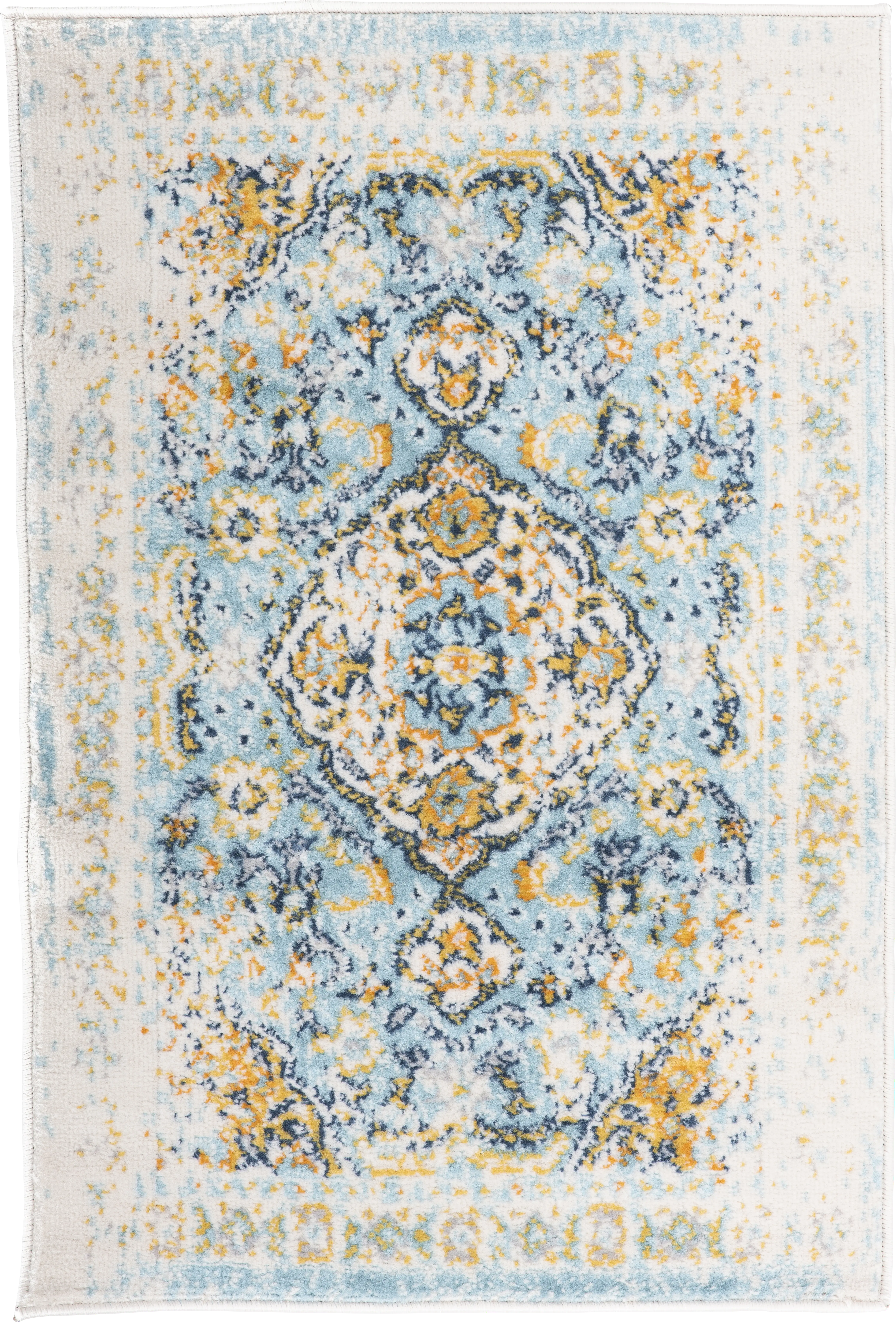 Meelan Blue 2' x 3' Rug - Image 1