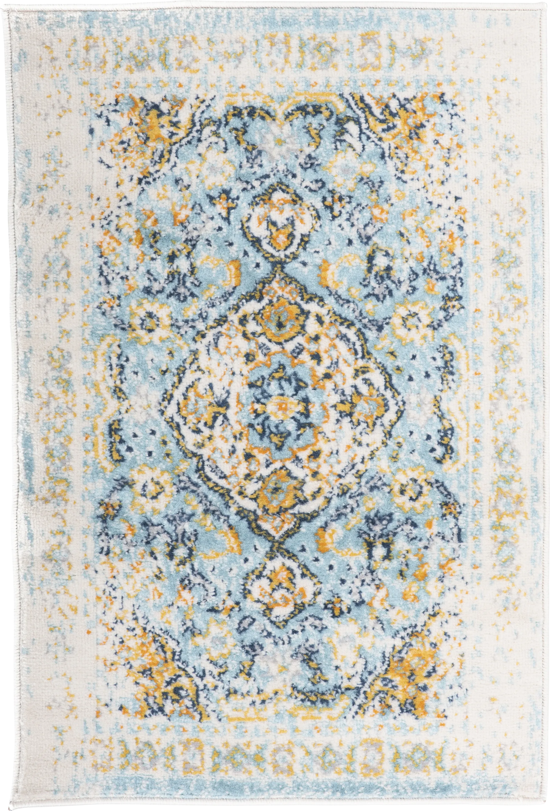 Meelan Blue 2' x 3' Rug - Image 1