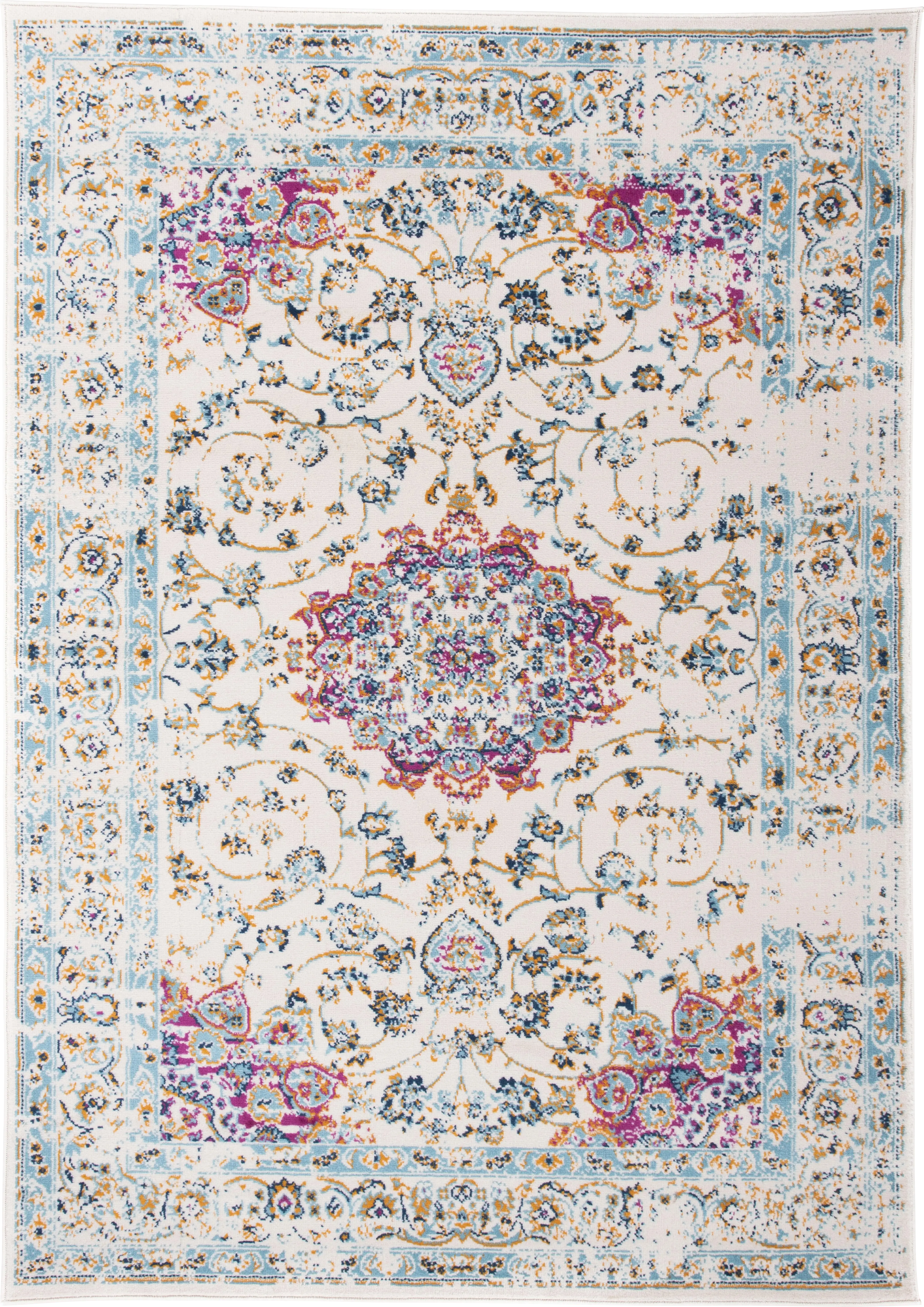 Advay Pink 5' x 7' Rug - Thumbnail - Image 1