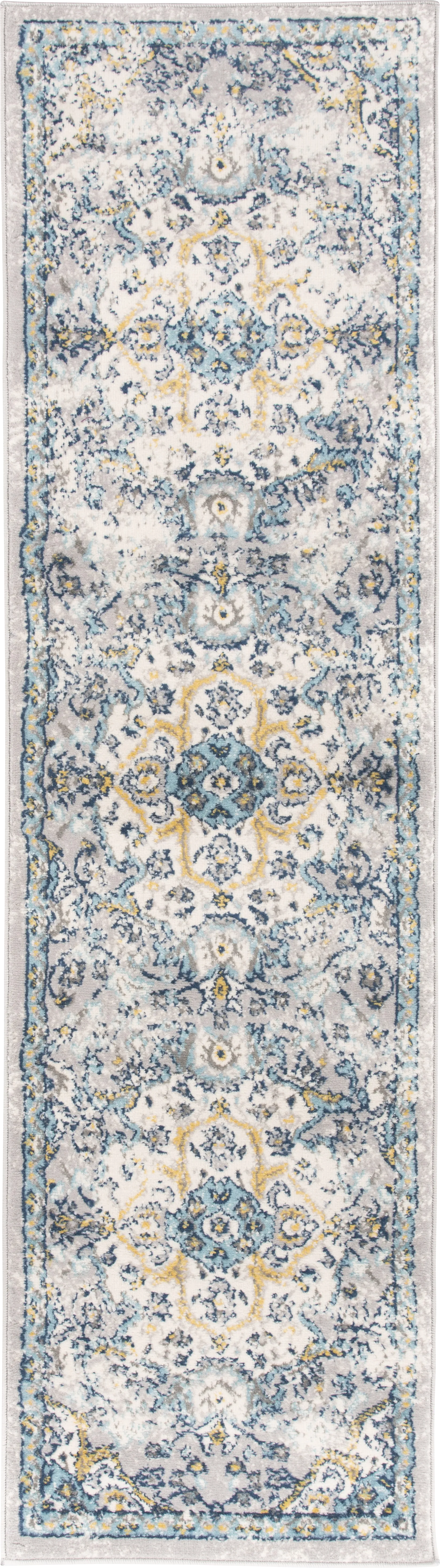 Jaimin Blue 2' x 7' Runner Rug - Image 1