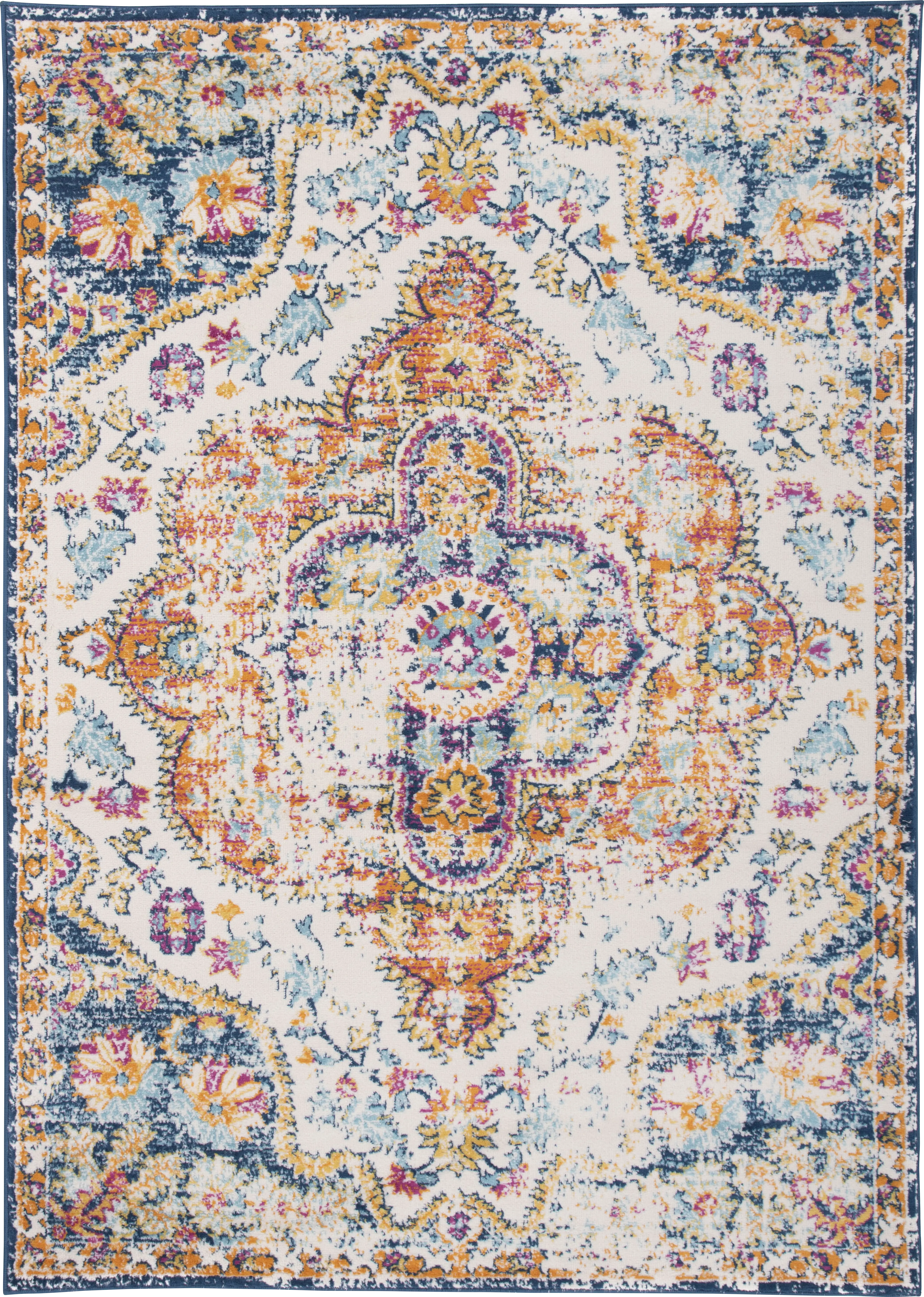 Jeman Blue 3' x 5' Rug - Thumbnail - Image 1