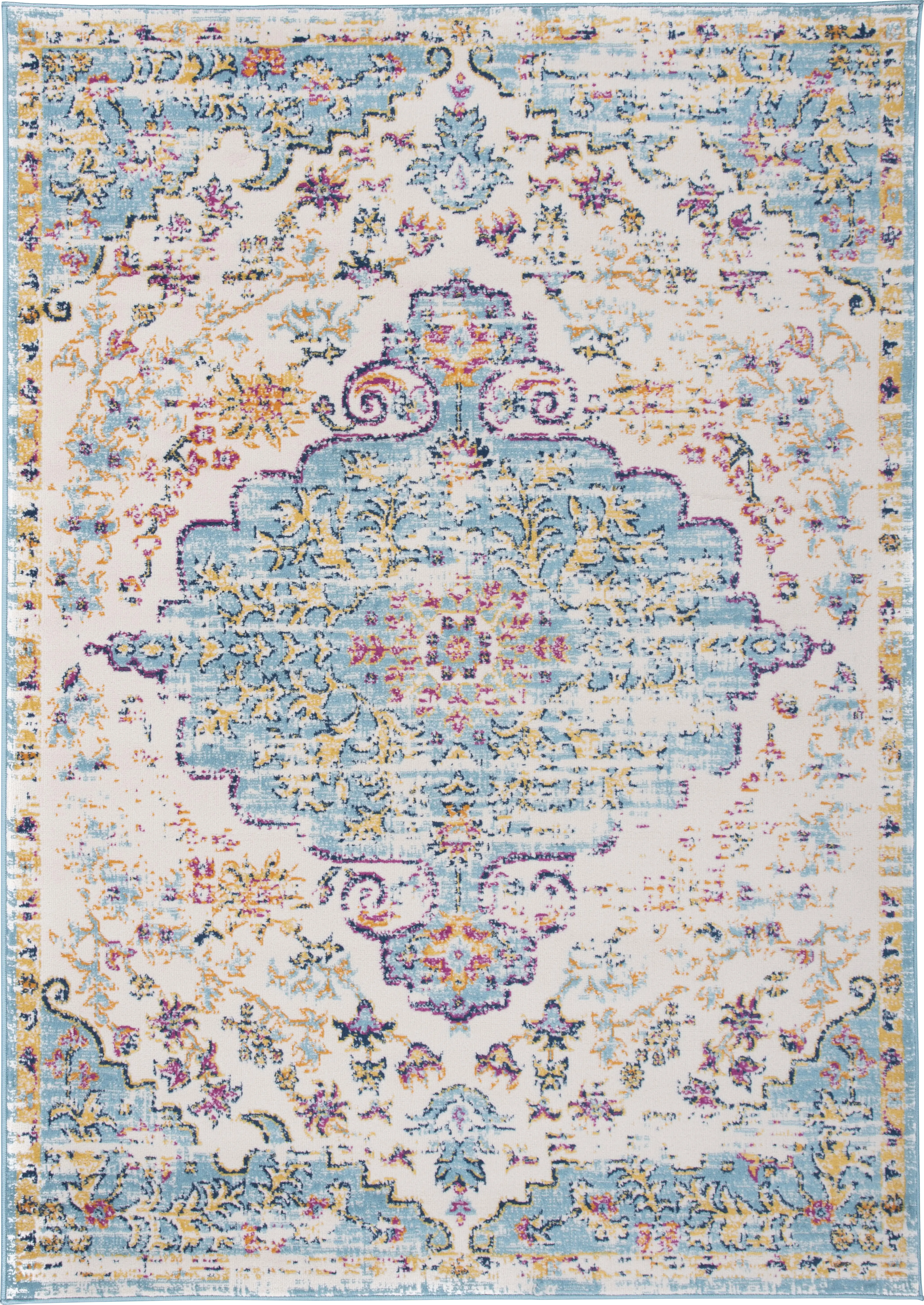 Jasbir Turquoise 3' x 5'  Rug - Image 1